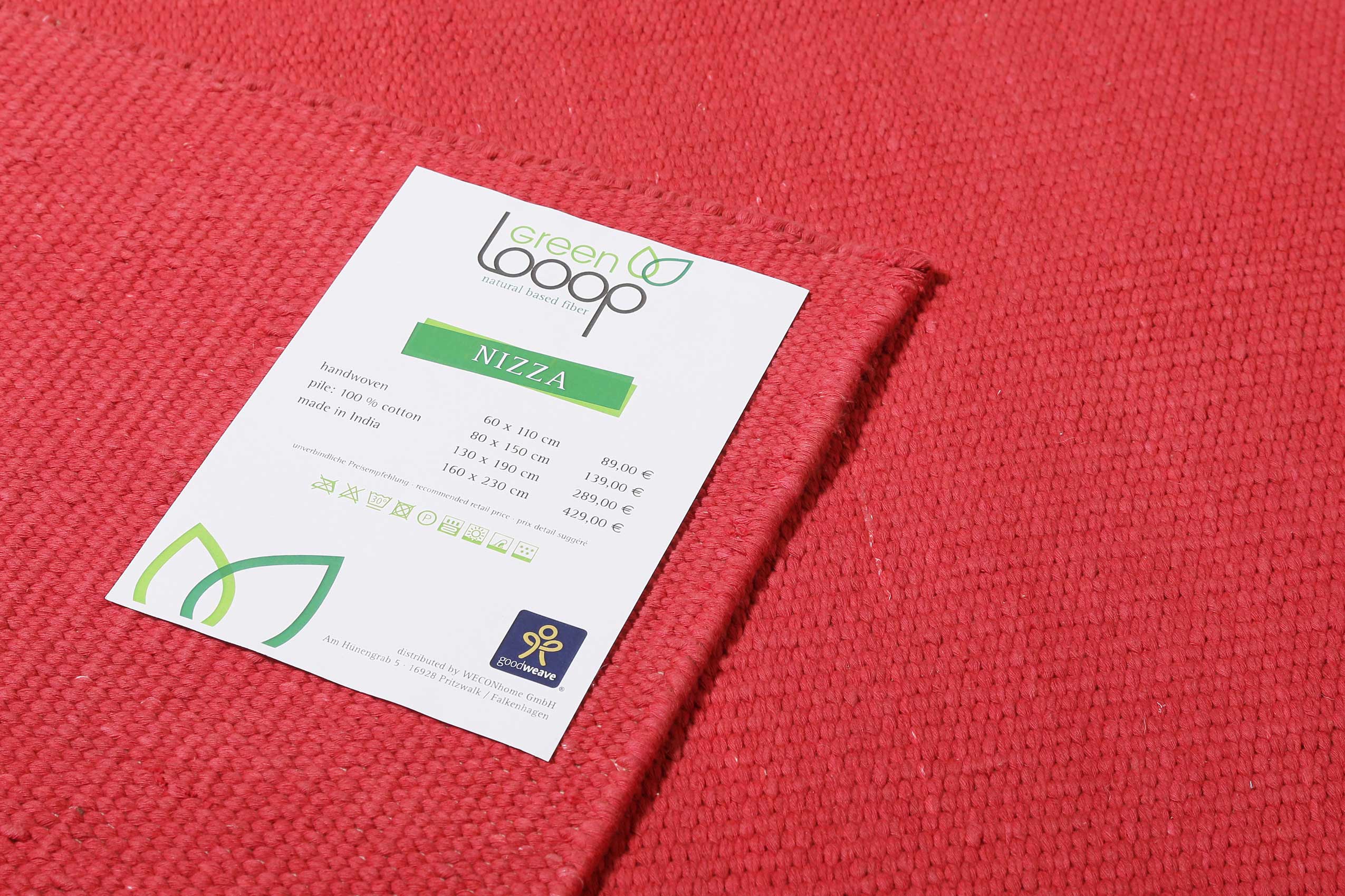 green-looop-by-weconhome-nizza-kelim-teppich-rot-baumwolle image 4