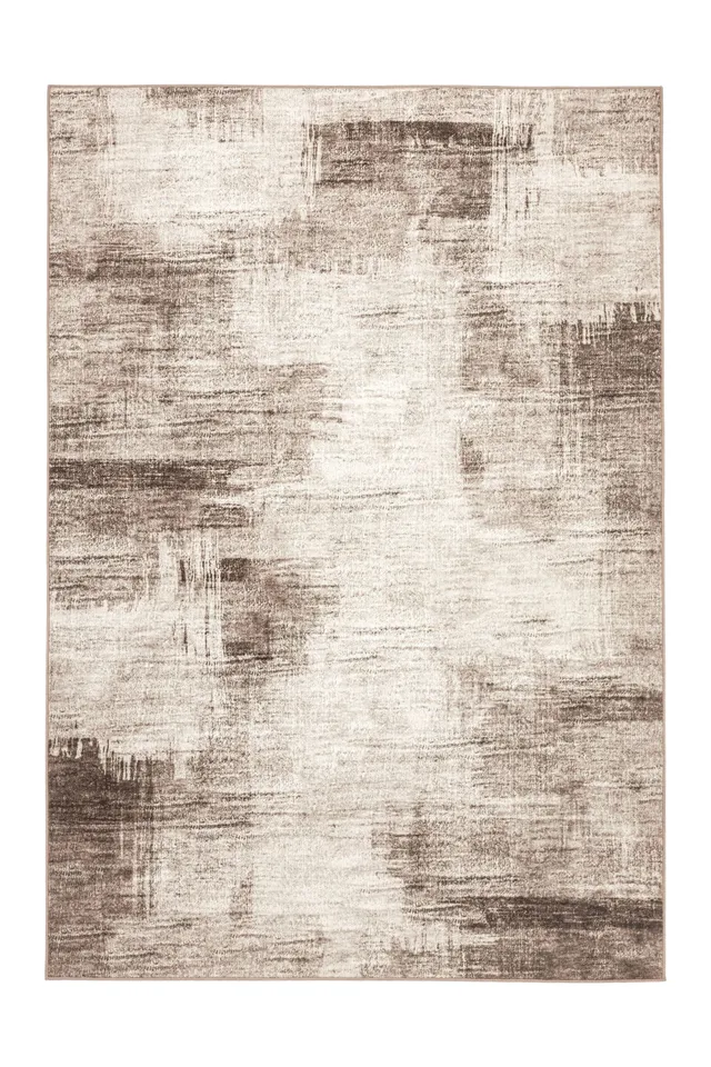 kayoom-visionary-127-beige-teppich-kurzflor-6-mm-polyester-900-g-m-pflegeleicht image 1