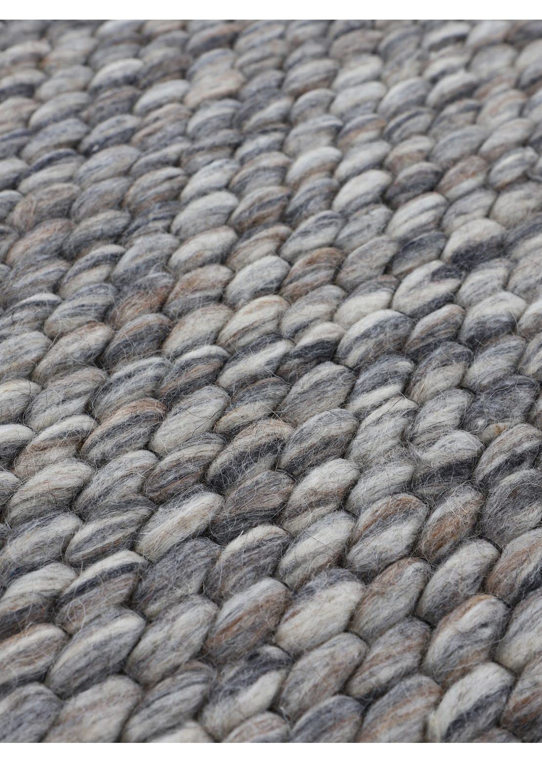carpetfine-wollteppich-sina-natur-rund-grau-meliert-80-cm-wolle image 6