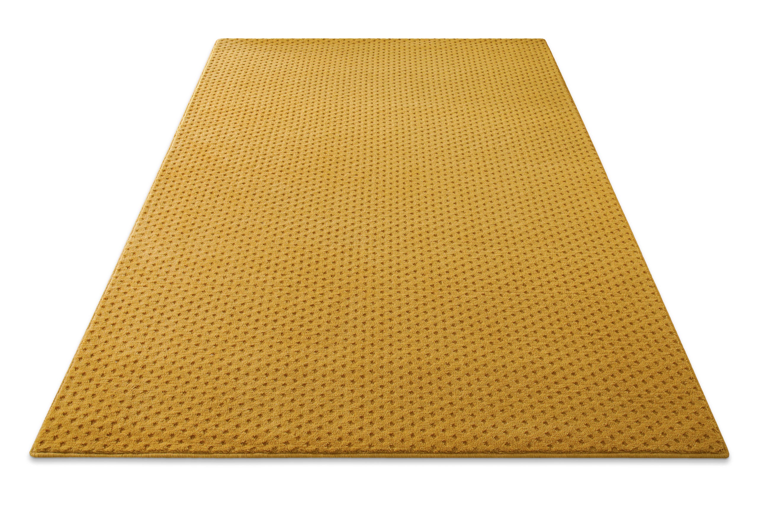 weconhome-castello-three-kurzflor-teppich-schurwolle-gelb image 3