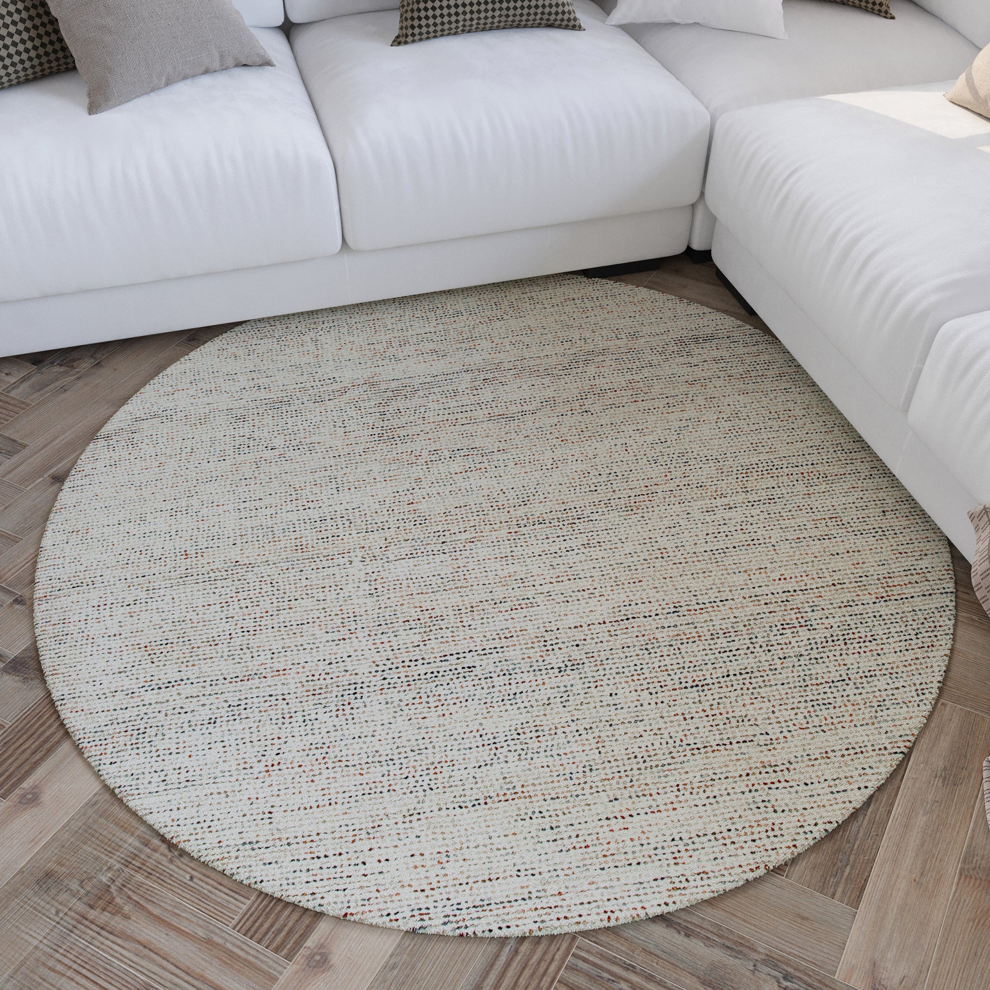 hamptons-by-weconhome-kurzflor-teppich-rund-blau-hamptons-thirtytwo-handgetuftet image 2