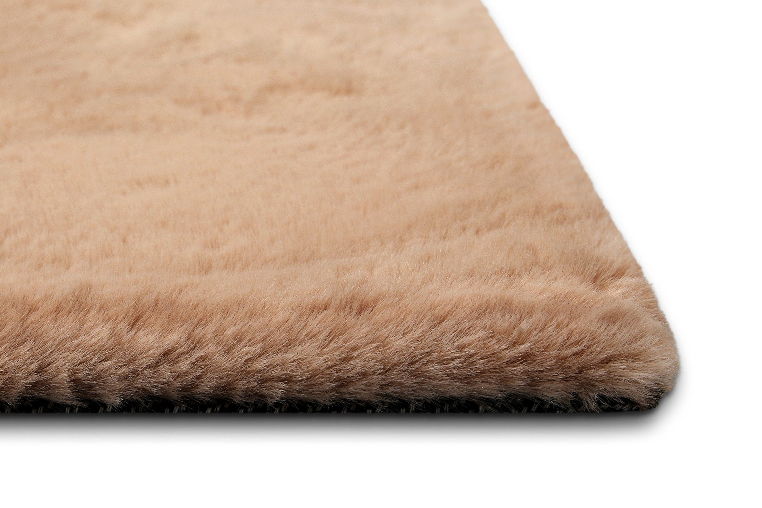 weconhome-basics-anna-kunstfell-teppich-apricot image 5