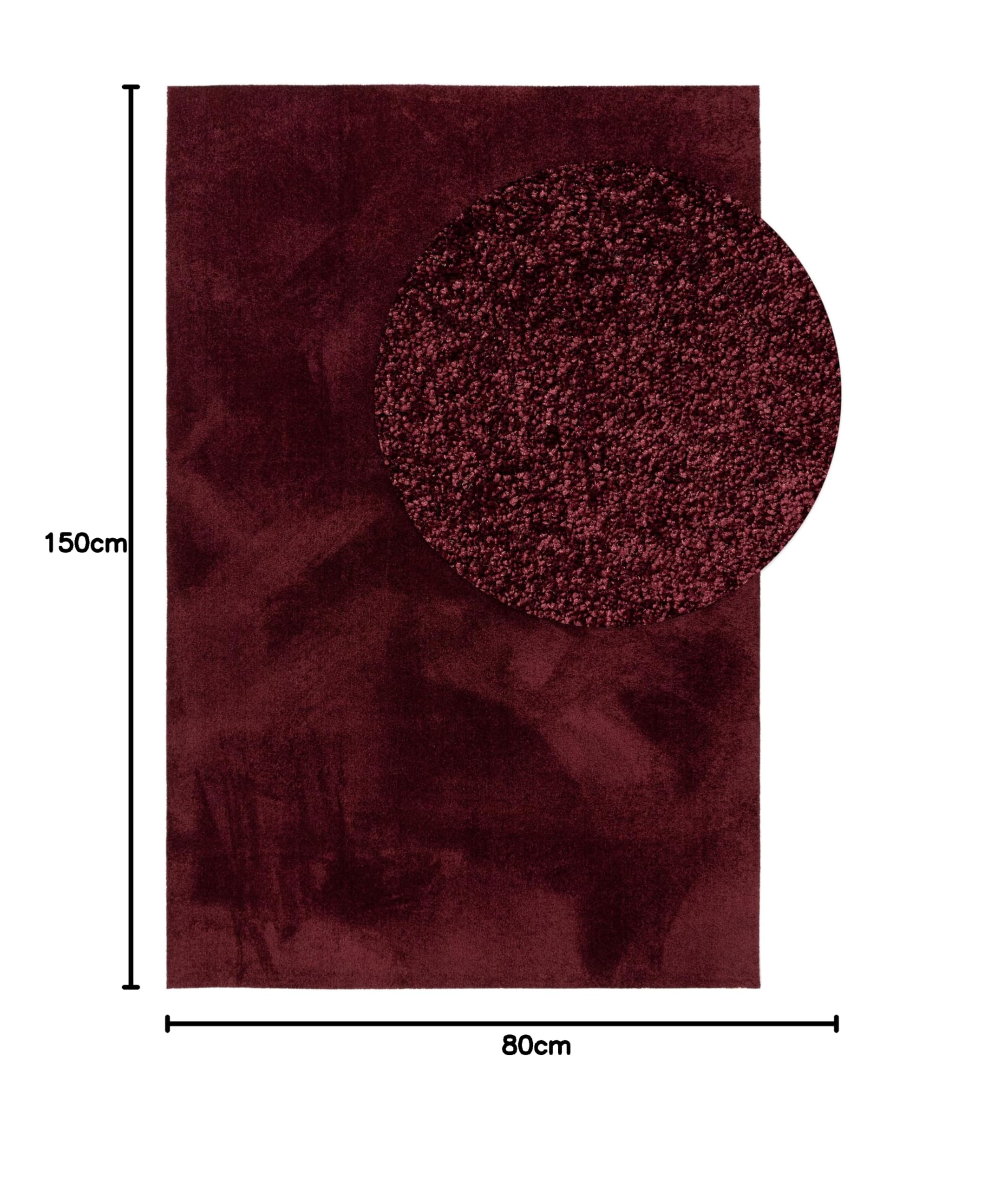 benuta-nest-teppich-nina-80x150-cm-rot-uni-minimalistisch-waschbar image 3