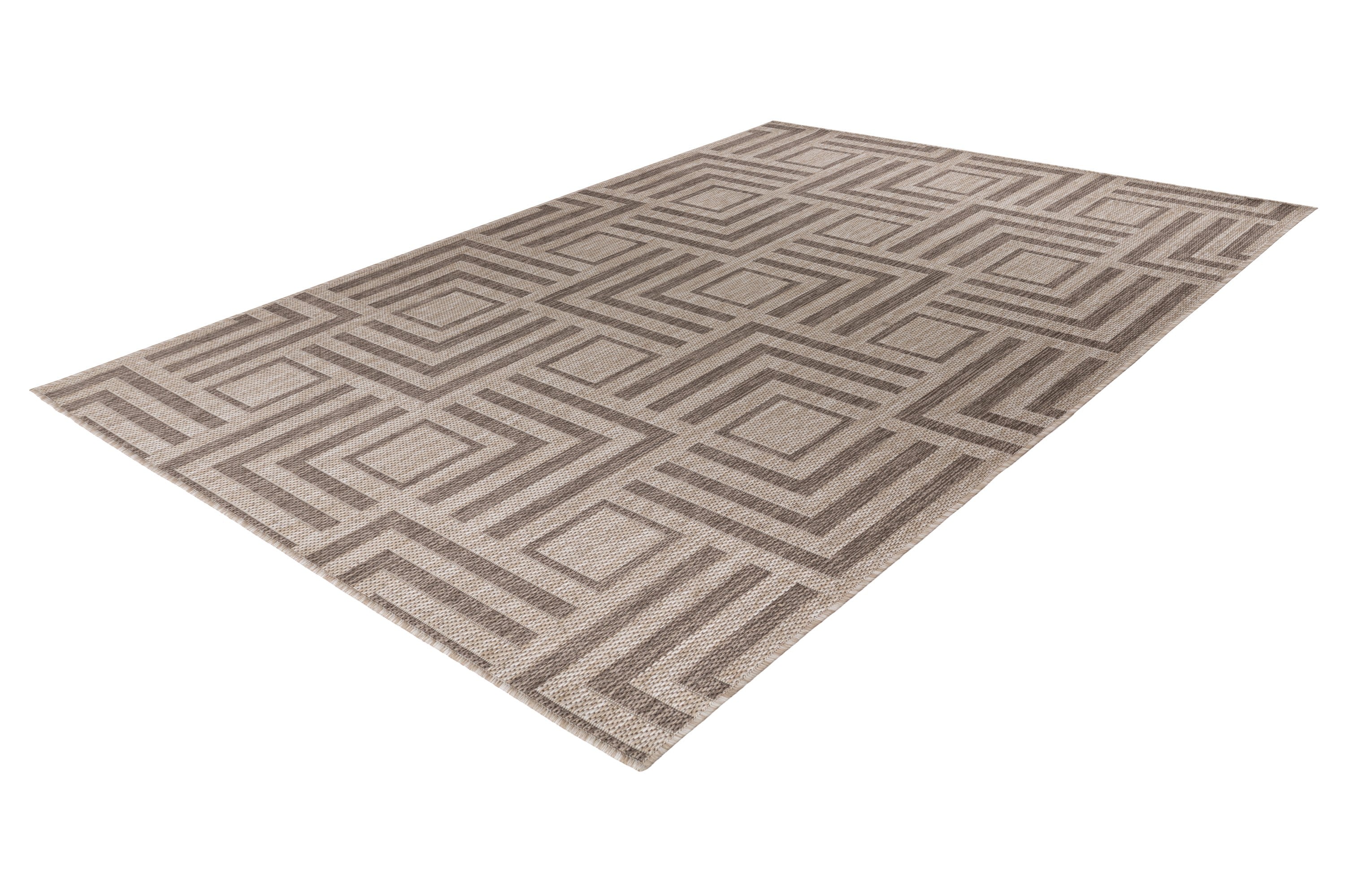 kayoom-diabolo-125-kurzflorteppich-5-mm-flor-1200-g-m-taupe image 2