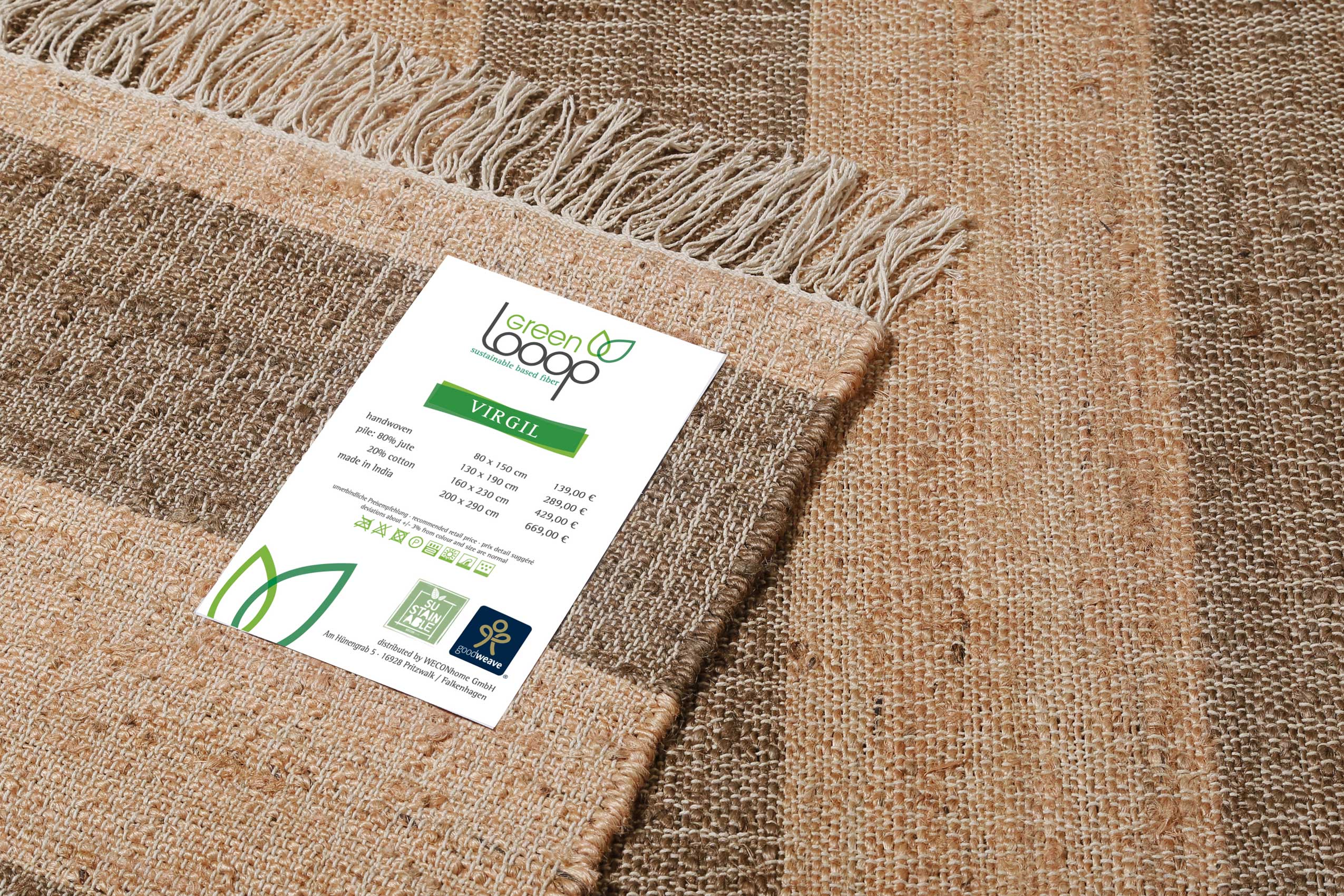 weconhome-green-looop-teppich-virgil-beige-braun-handweb-naturfaser-streifen image 6
