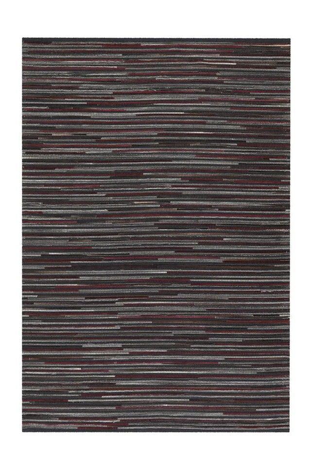 kayoom-wild-8023-patchwork-teppich-mit-leder-wolle-und-polyester image 1