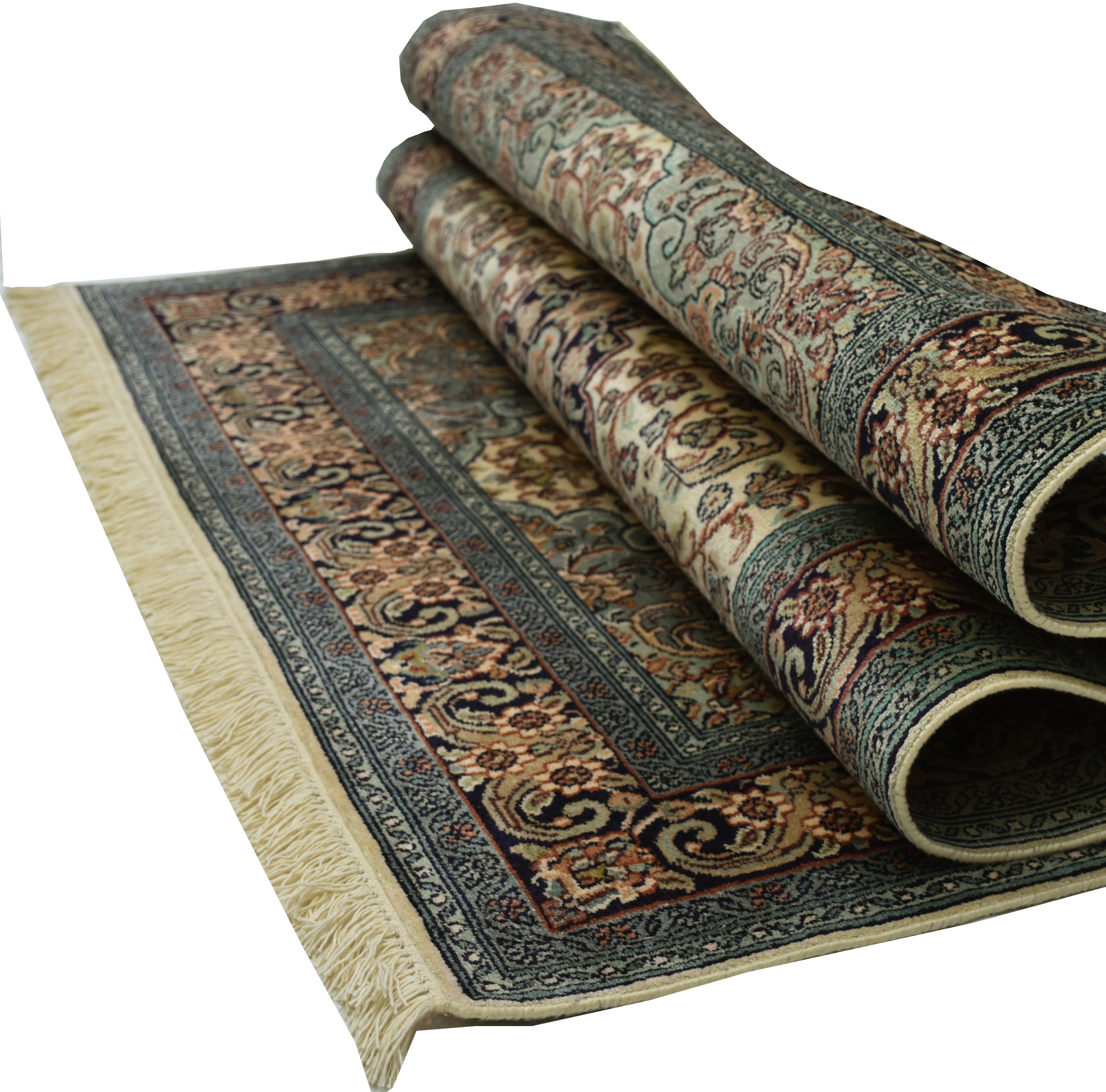 kayoom-kashan-12348-multi-hochflor-teppich-96x149-cm-handgewebt-orient-design image 6