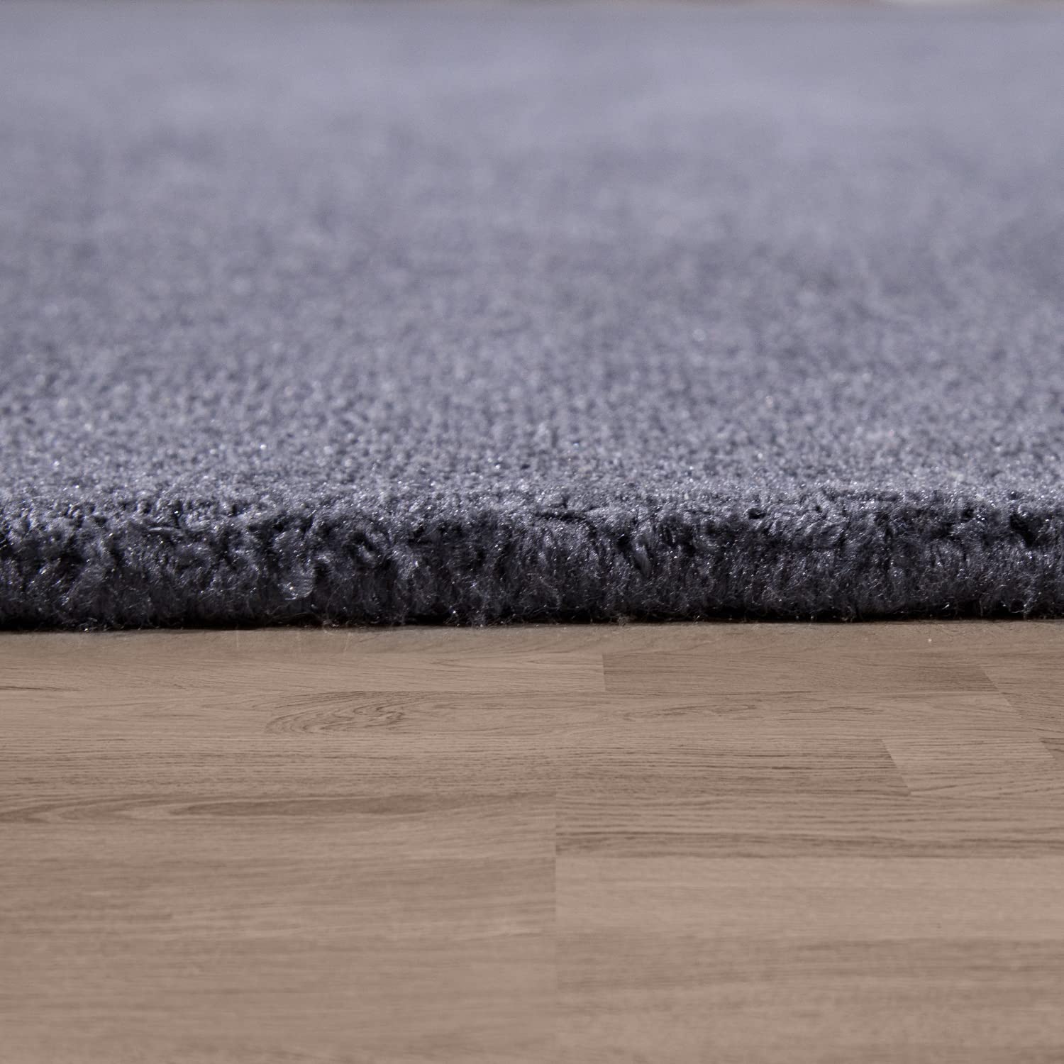 paco-home-kurzflor-teppich-handgewebt-einfarbig-rund-160-cm-anthrazit image 2