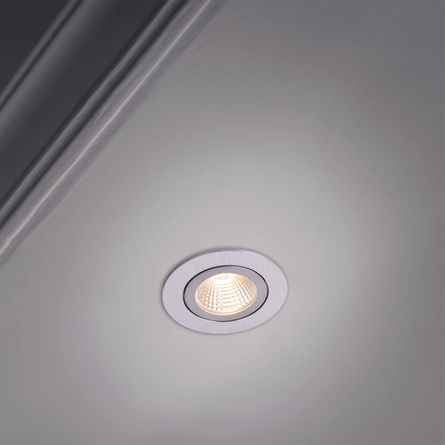 paco-home-led-einbaustrahler-schwenkbar-deckenspot-aluminium image 2