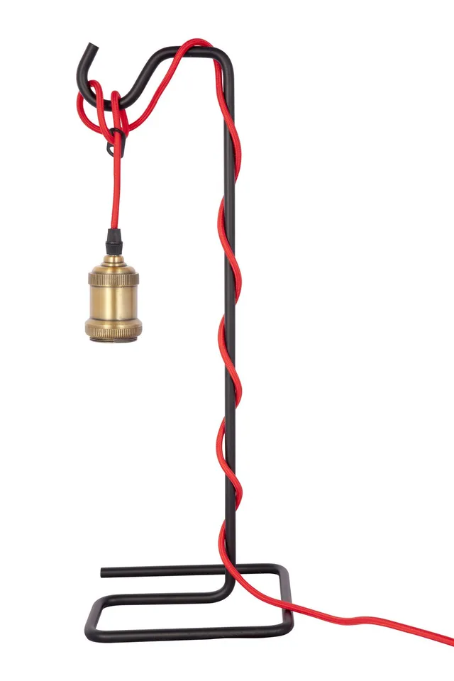 kayoom-tischlampe-musium-810-schwarz-eisen-18x18x49-cm-2-1-kg image 1