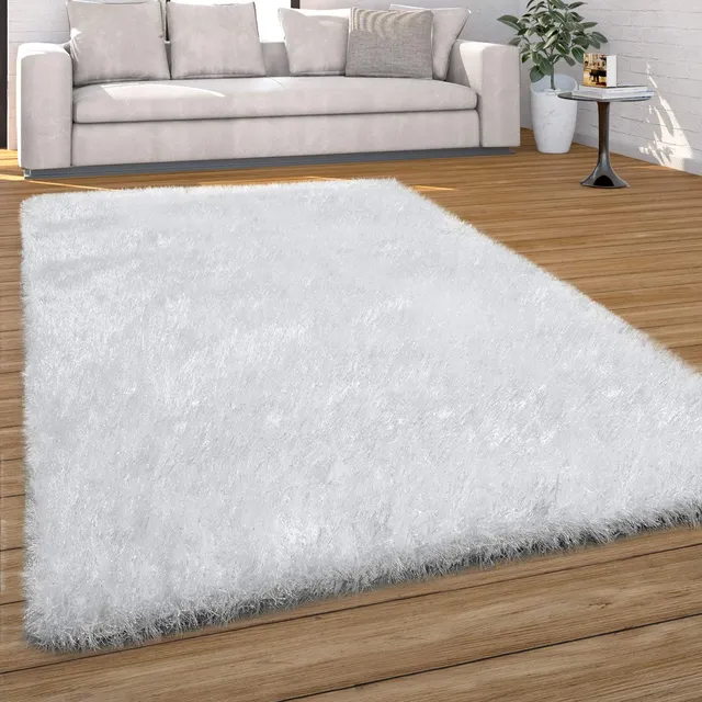 paco-home-hochflor-shaggy-teppich-80x150-cm-wei-70mm image 1