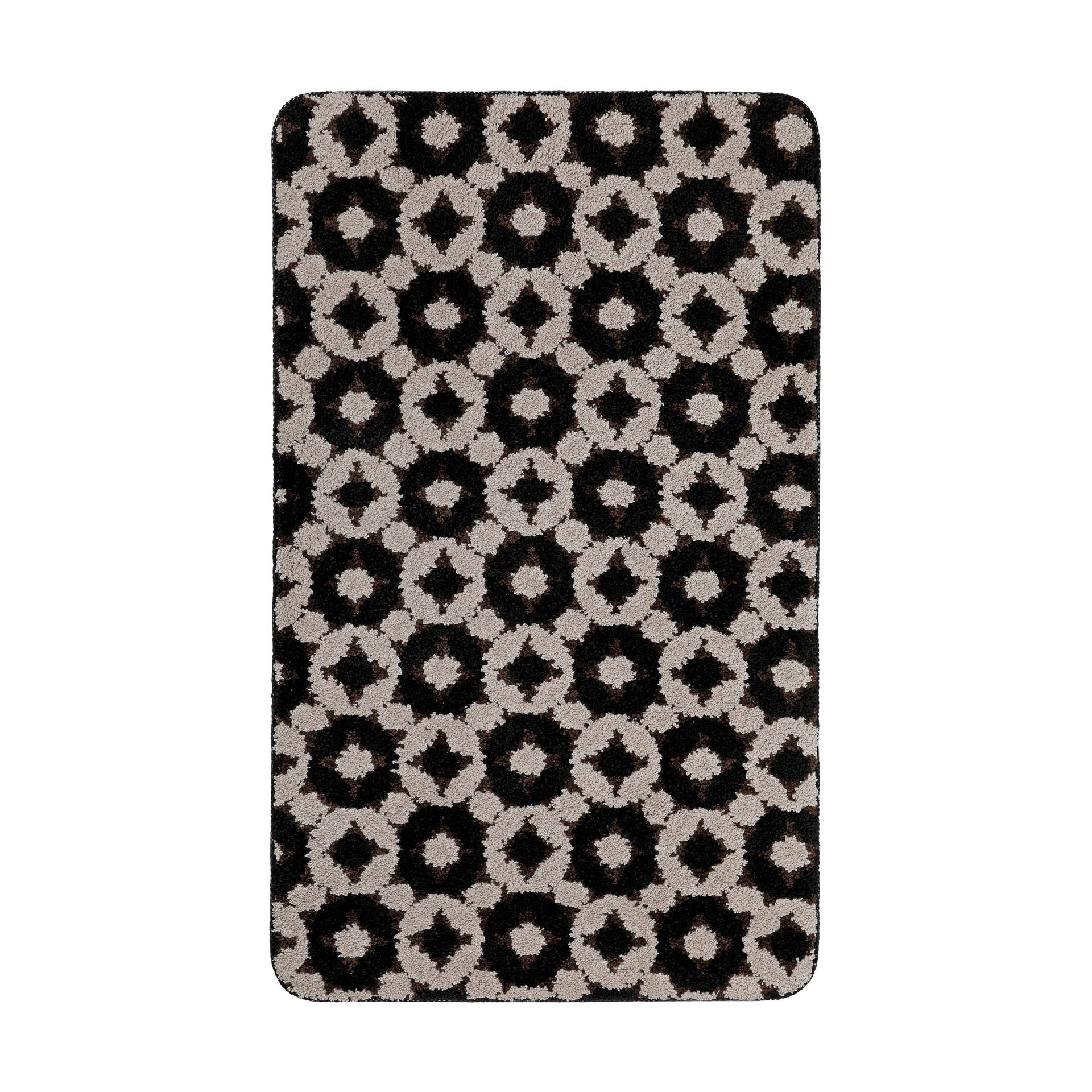 weconhome-basics-badteppich-j-j-schwarz-taupe-getuftet-oeko-tex-rechteckig-rund image 1