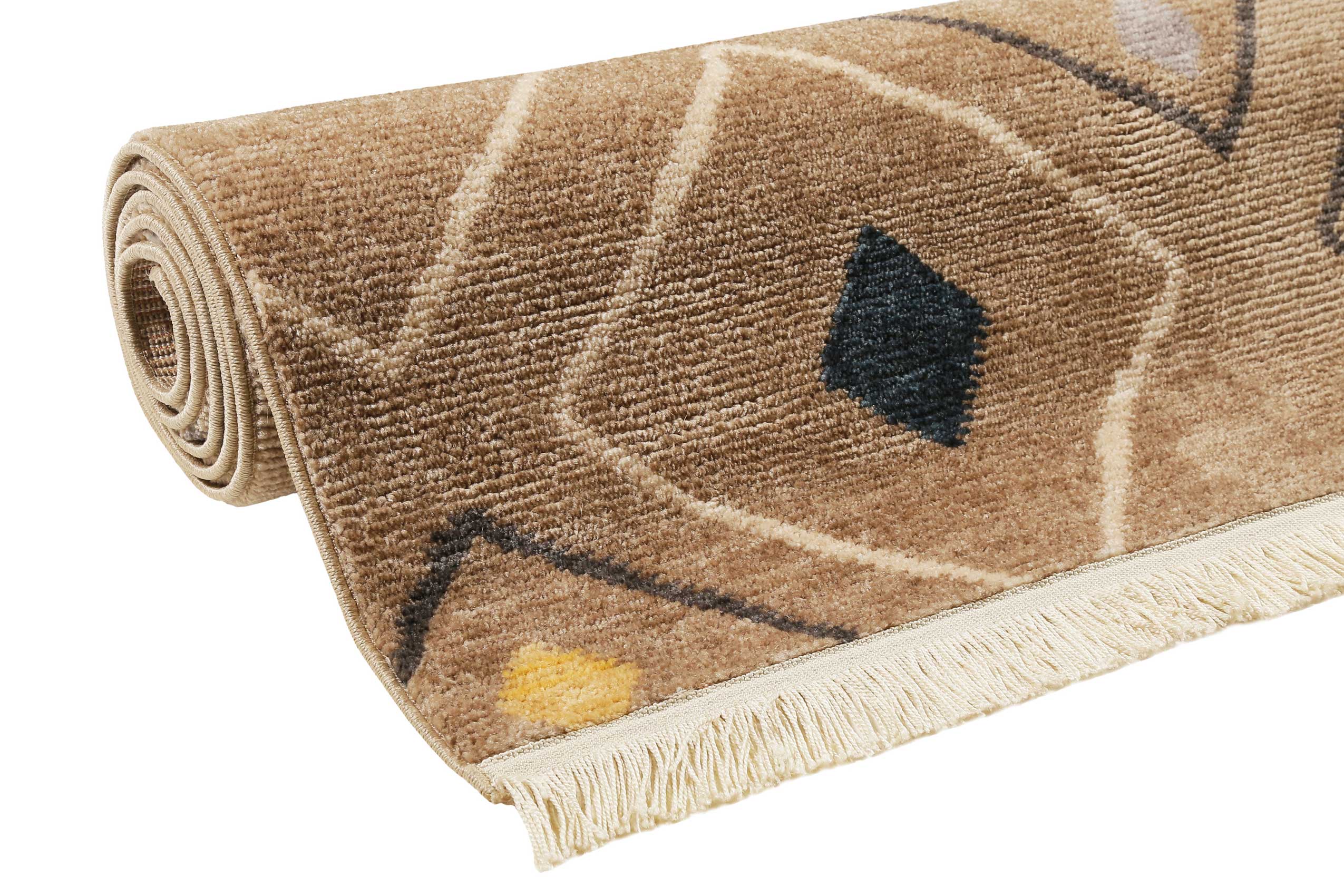 weconhome-mont-royal-teppich-sand-braun-bunt-kurzflor-b-ware image 7