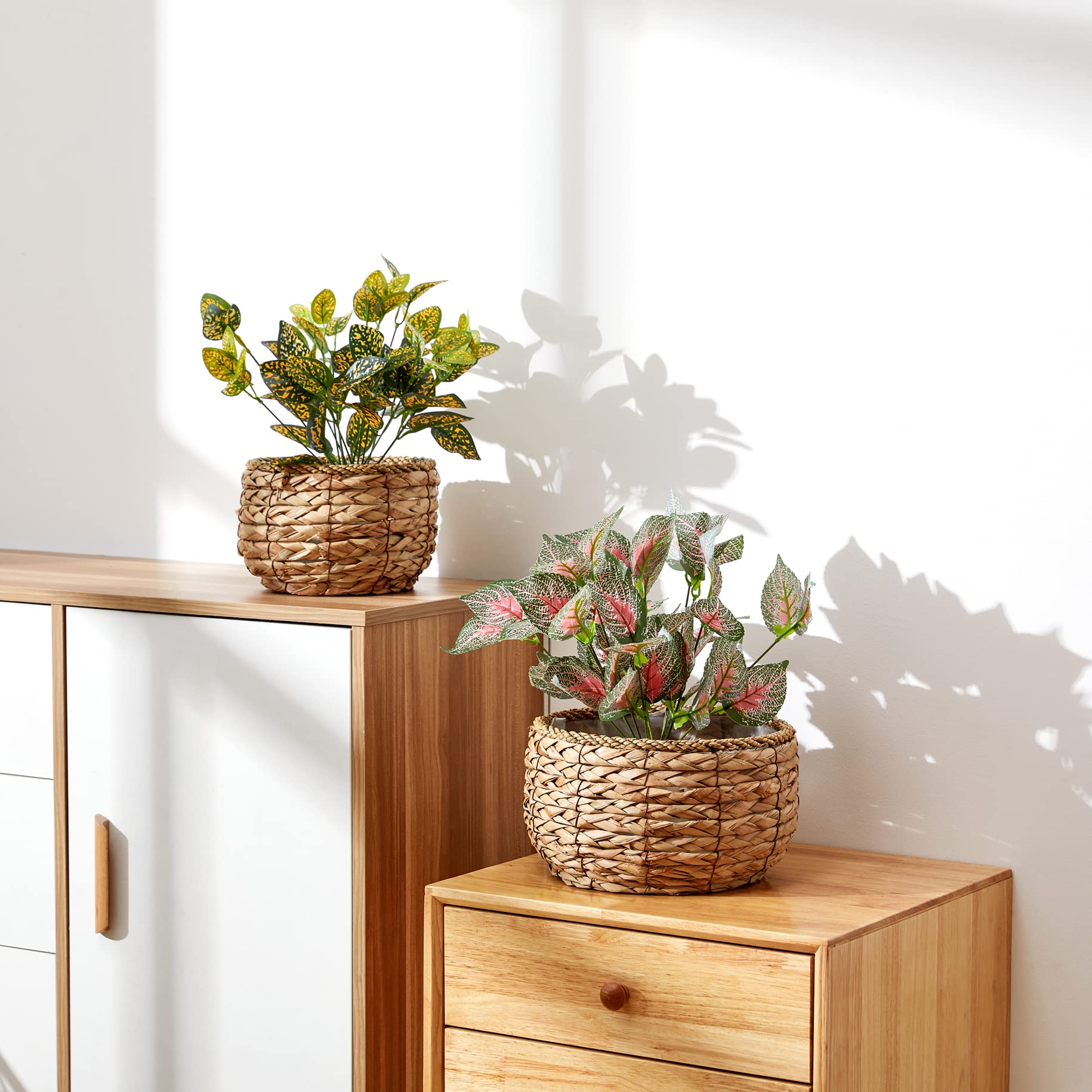 paco-home-blumentopf-bertopf-natur-rattan-set-2pcs-set-design-1-natur-gro image 3