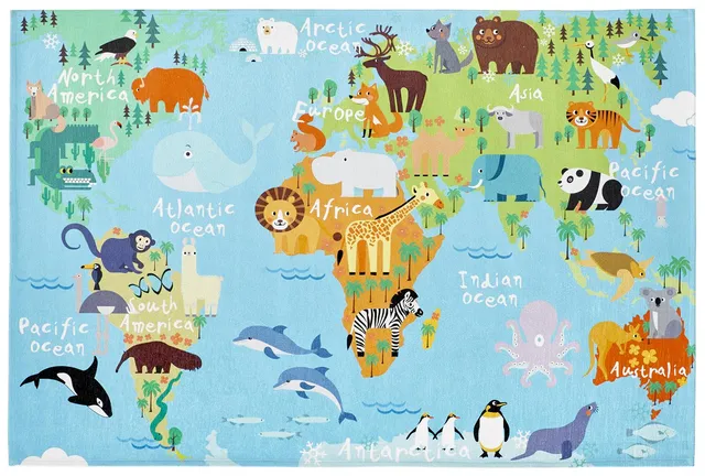 kayoom-sympathy-kids-243-jacquard-gewebter-kinderteppich image 1