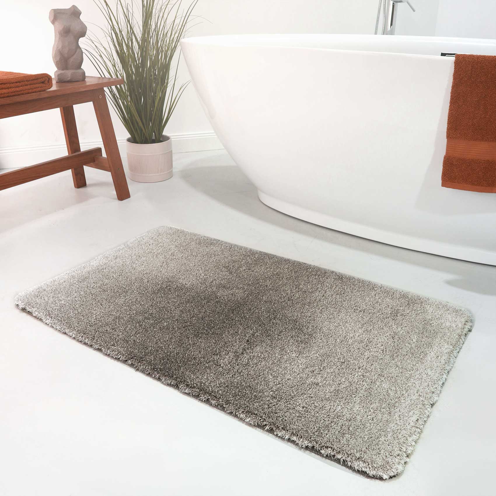 weconhome-basics-badteppich-taupe-meliert-luuk-getuftet image 1
