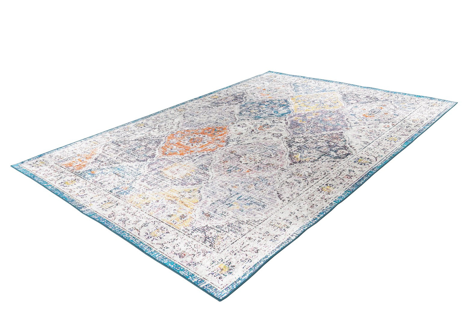 kayoom-rhodin-825-vintage-teppich-glamour-ser-ice-effect-pflegeleicht-strapazier image 2