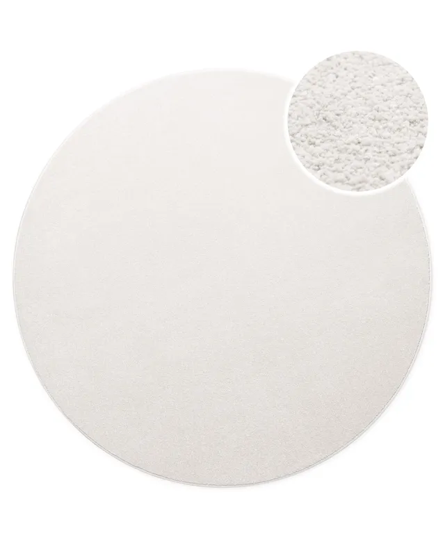 weconhome-basics-freja-kurzflorteppich-rund-creme-wei image 1
