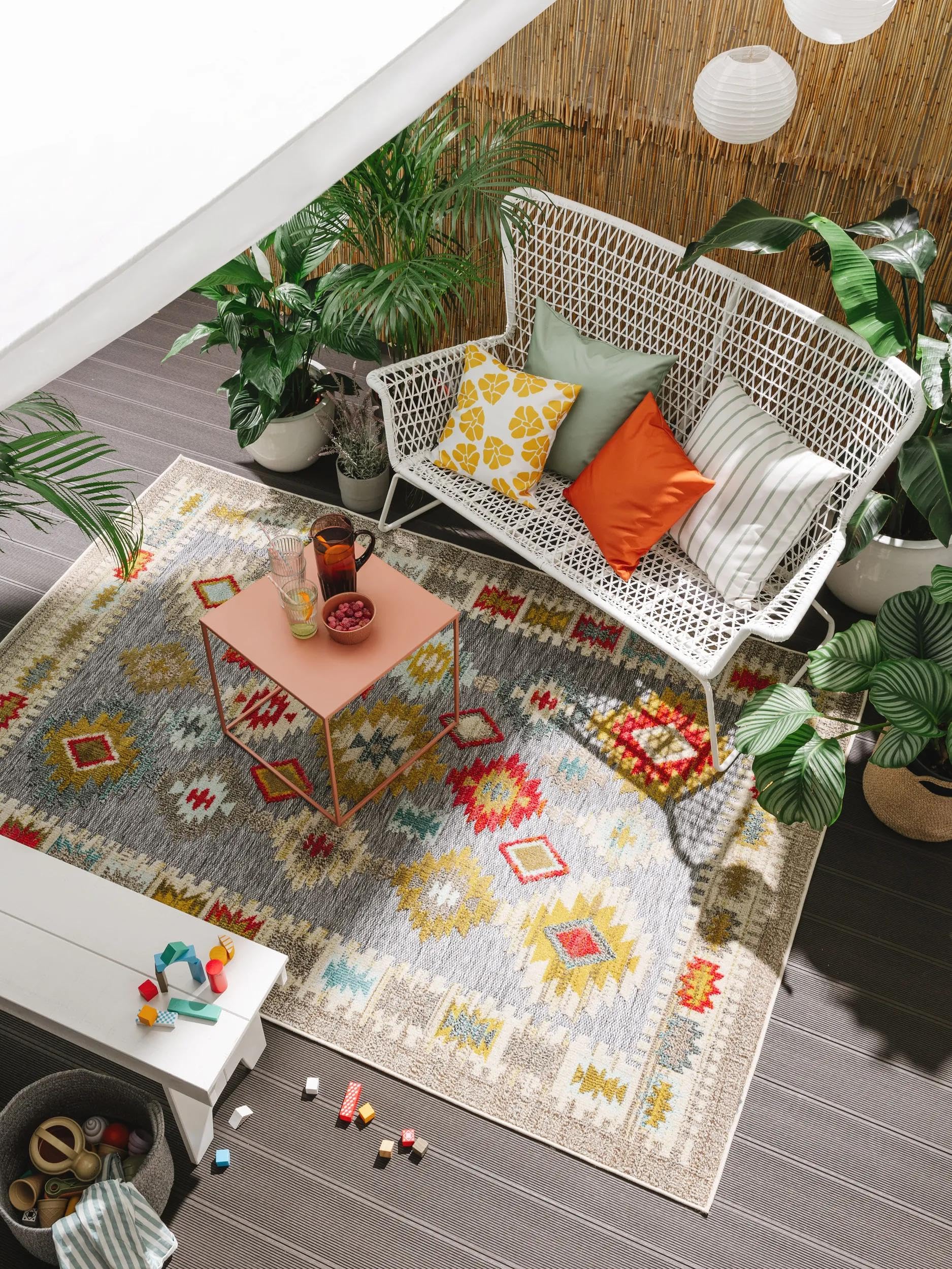 benuta-nest-noelia-in-outdoor-teppich-multicolor-abstrakt-geometrisches-design-1 image 3