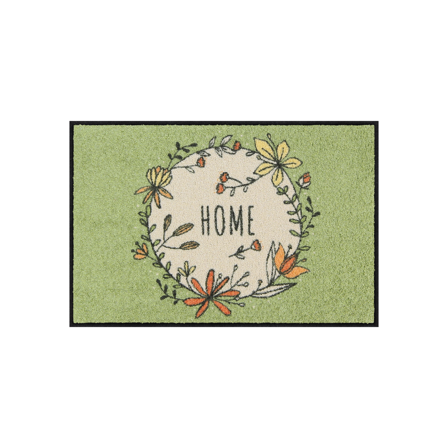 salonloewe-home-wreath-eingangsmatte-50-x-75-cm-salbeigr-n-kranzmotiv image 1