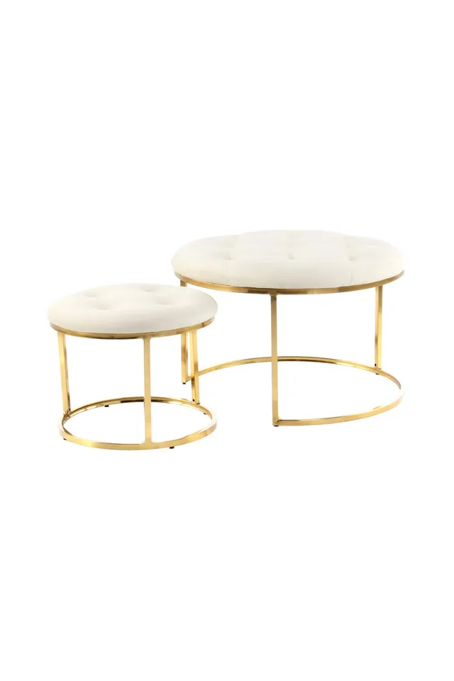 kayoom-hocker-becky-825-2er-set-retro-hocker-samtoptik-metallgestell-platzsparen image 1