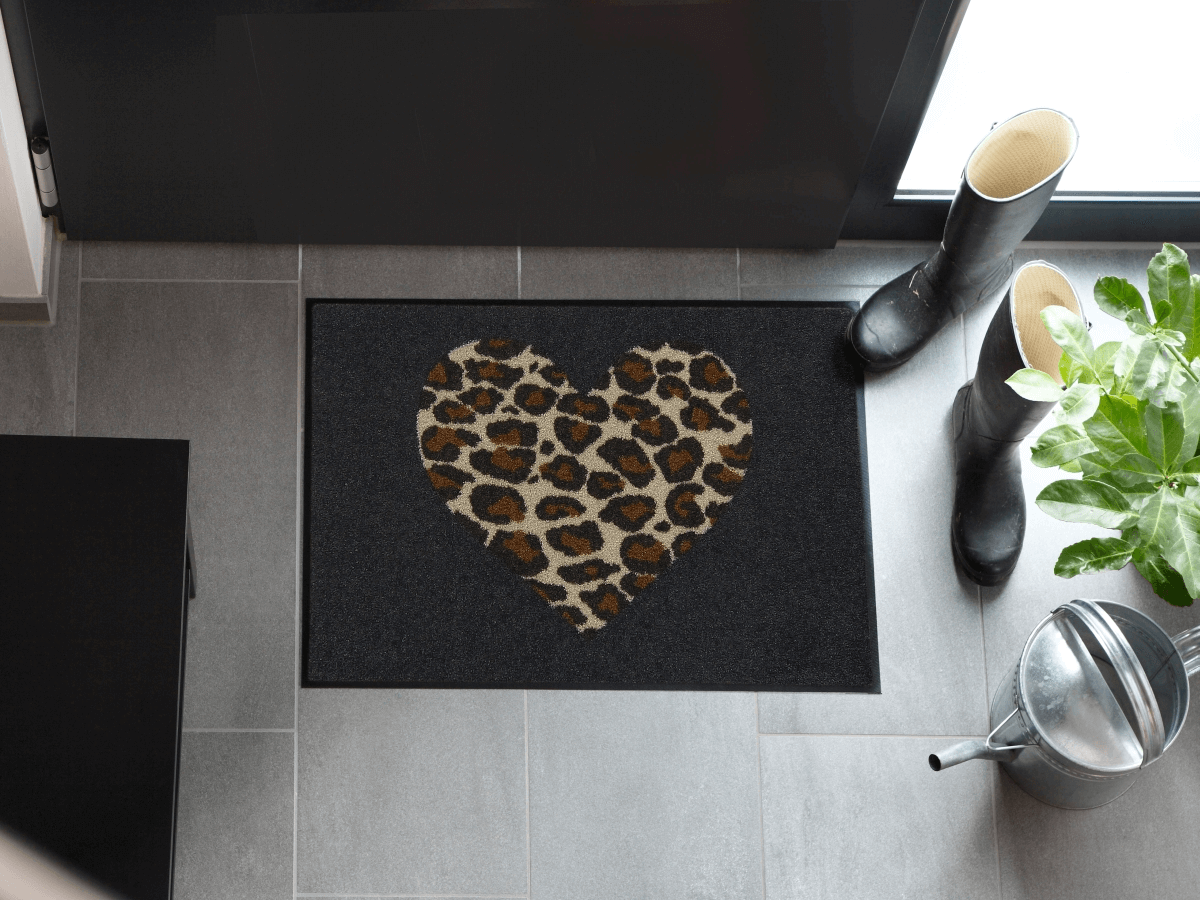 salonloewe-leo-love-eingangsmatte-50-x-75-cm-schmutzfangmatte-mit-leo-design image 2