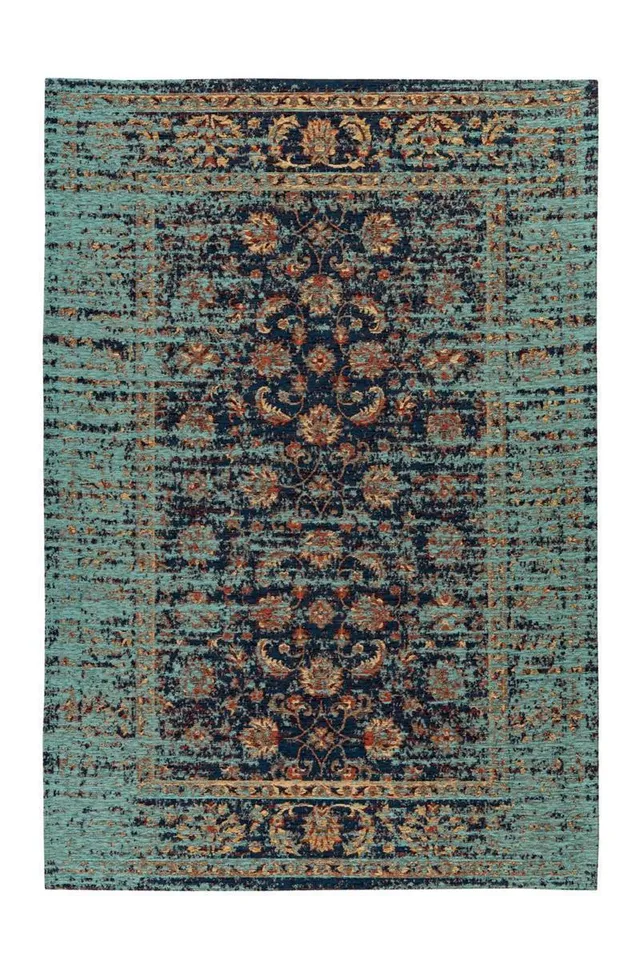 kayoom-charme-225-vintage-teppich-flachflor-mit-verwascheneffekt image 1