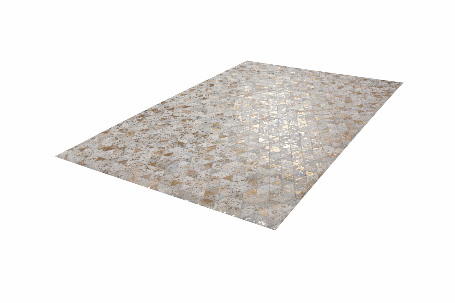 kayoom-rocket-410-lederteppich-patchwork-design-mit-metallic-applikationen image 3