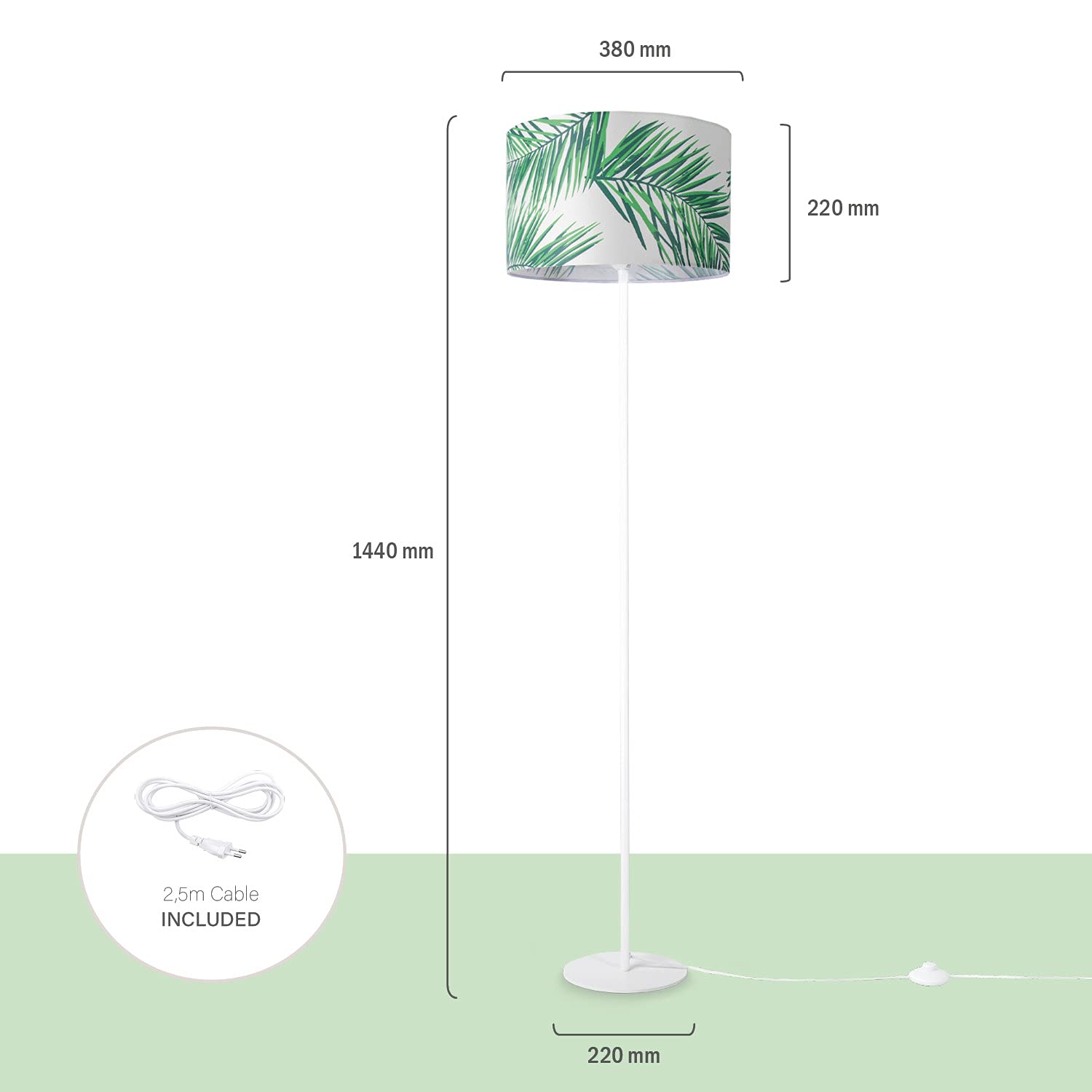 paco-home-stehleuchte-jungle-design-4-38-cm-einbein-wei-e27 image 3