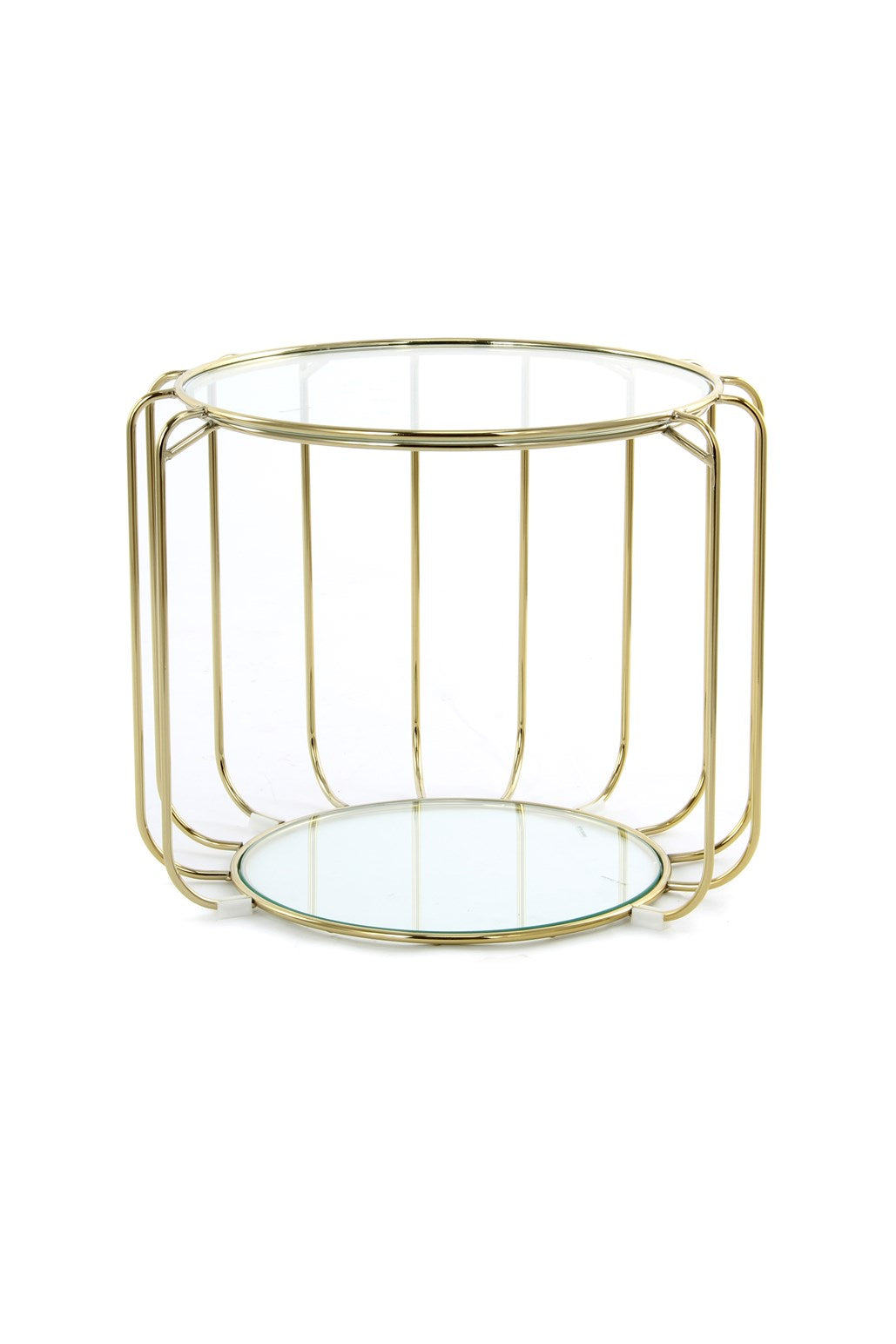 kayoom-beistelltisch-shirley-110-offener-couchtisch-mit-metallgestell-und-glaspl image 3