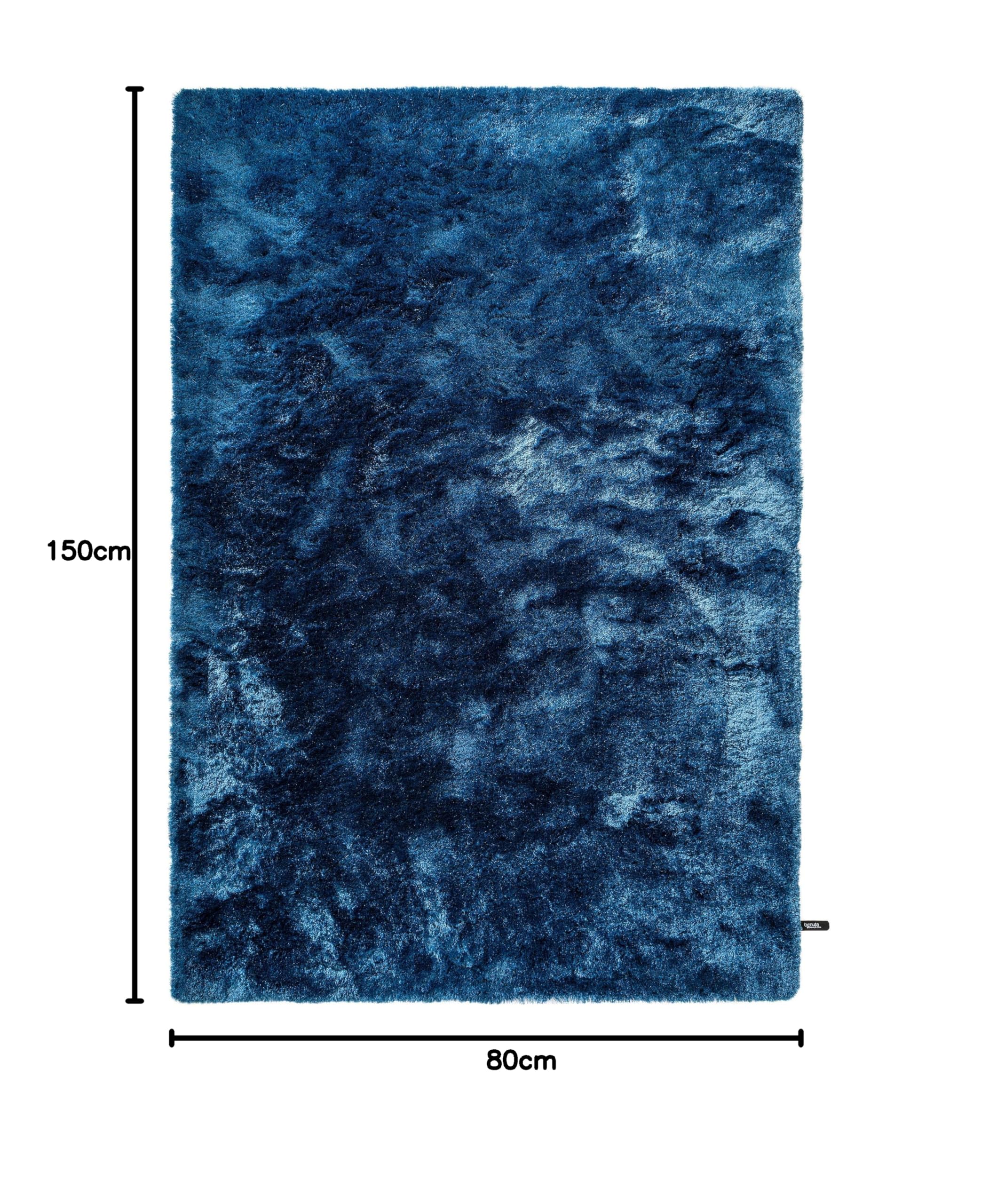 benuta-whisper-hochflorteppich-blau-80x150-cm image 2