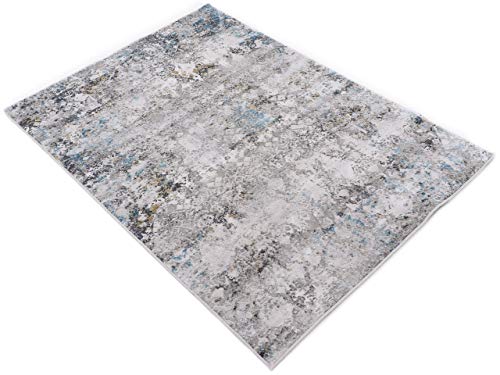 carpetfine-gusto-teppich-grau-160x230-cm-rechteckig-aus-viskose-polyester-mix-f- image 7