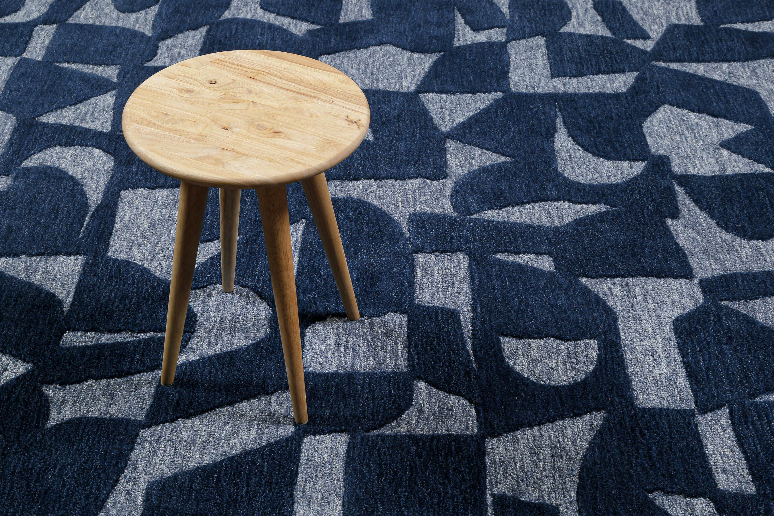 weconhome-ocean-state-kurzflorteppich-blau-meliert-handgetuftet-schurwolle-polye image 7