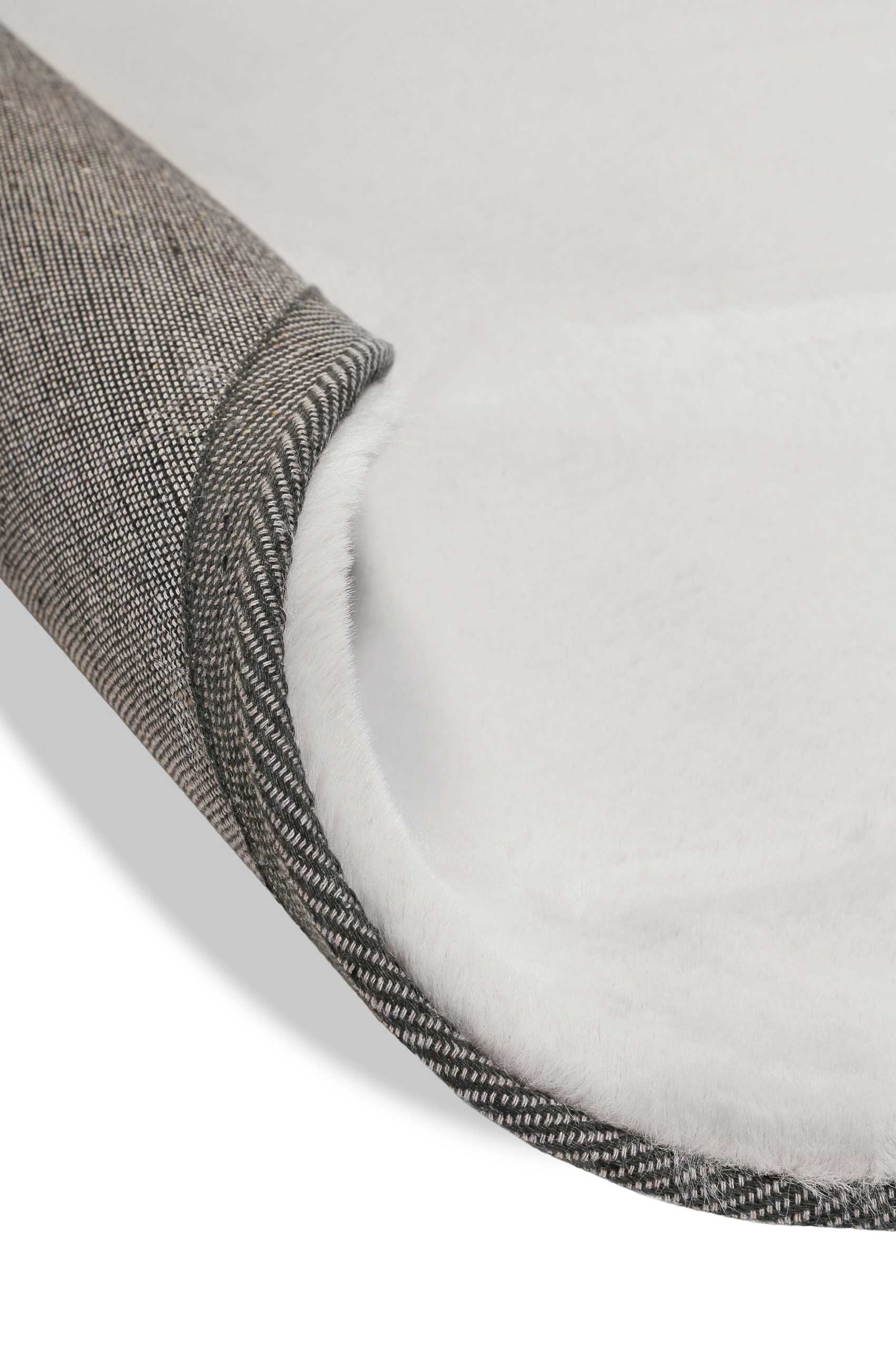 weconhome-basics-anna-hochflor-teppich-rund-beige-grau-flauschig image 5