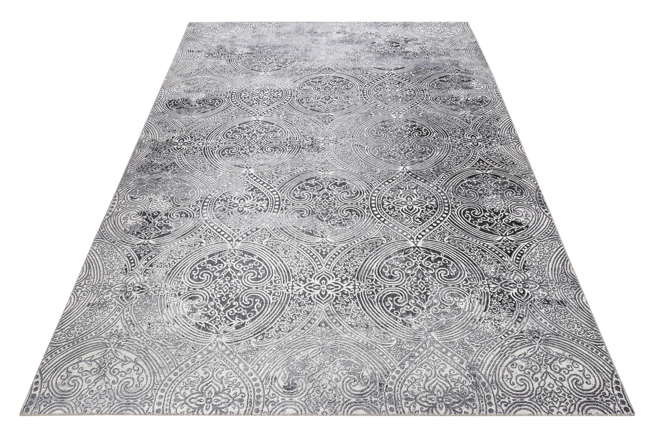 weconhome-grace-teppich-grau-kurzflor-vintage image 2