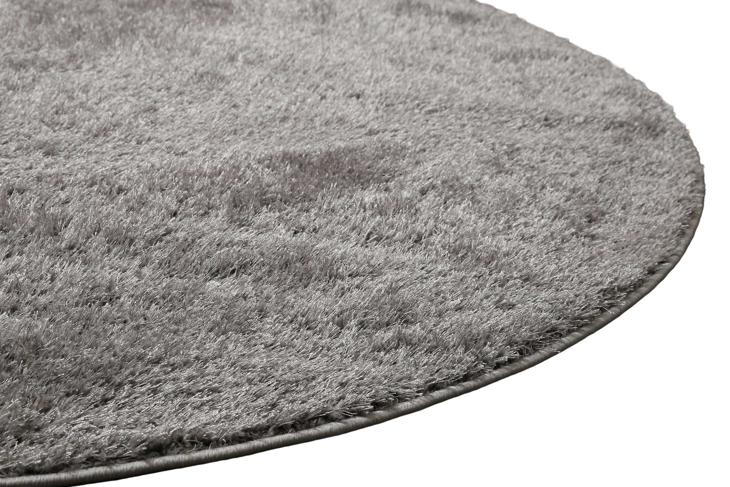 weconhome-basics-teppich-fanny-rund-grau-hochflor-waschbar image 1