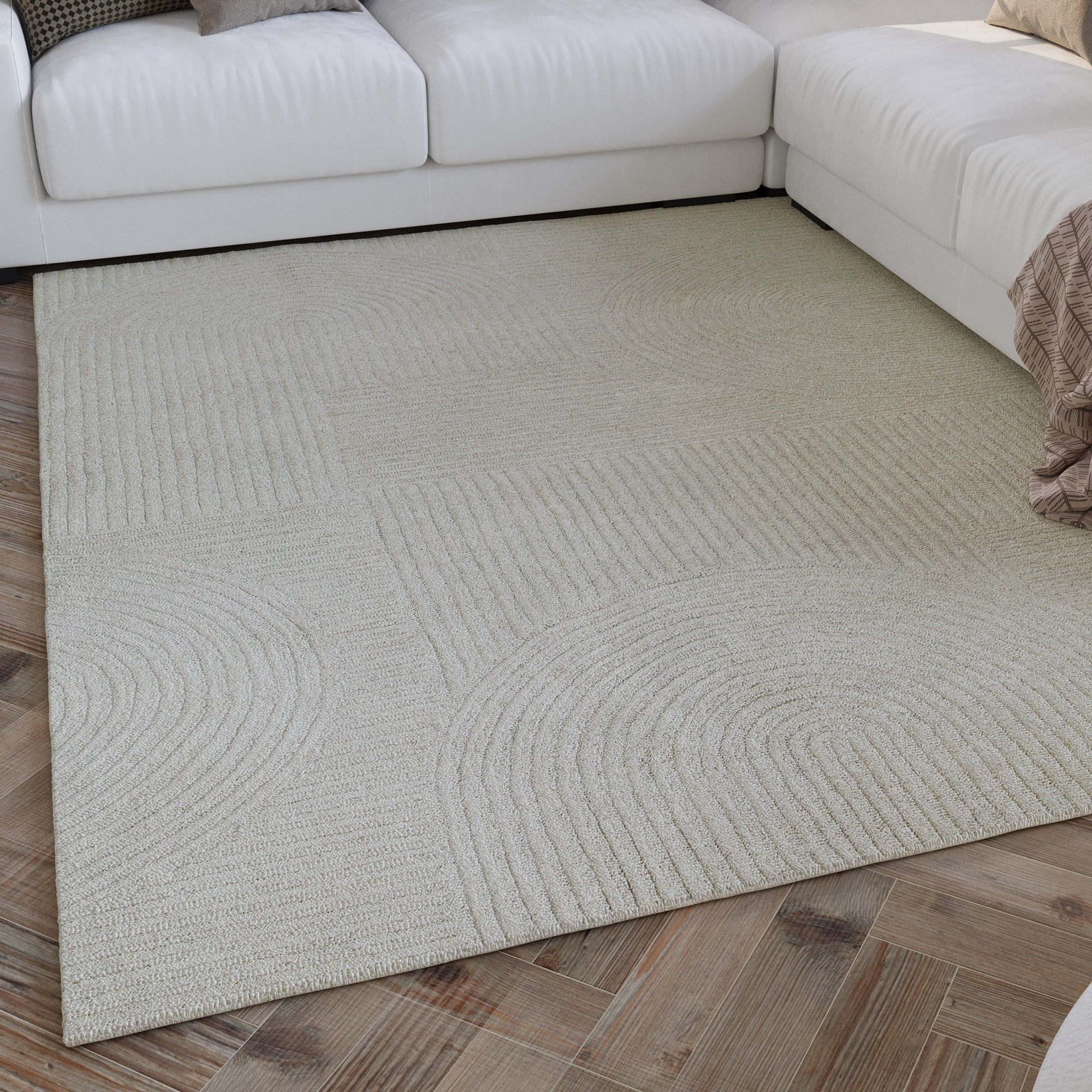 hamptons-by-weconhome-kurzflor-teppich-creme-wei-thirtysix-schurwolle image 2