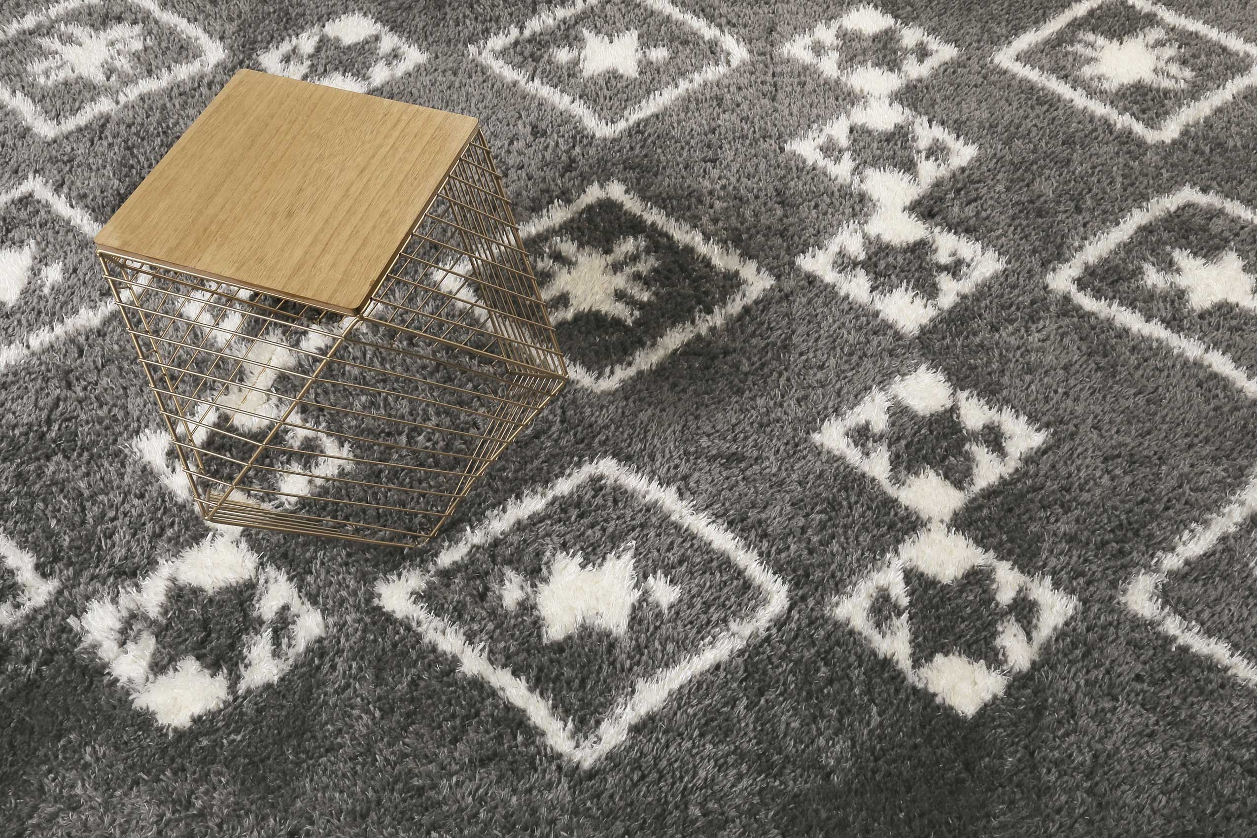 weconhome-boho-scandic-ayachi-hochflor-teppich-grau-50-mm image 5