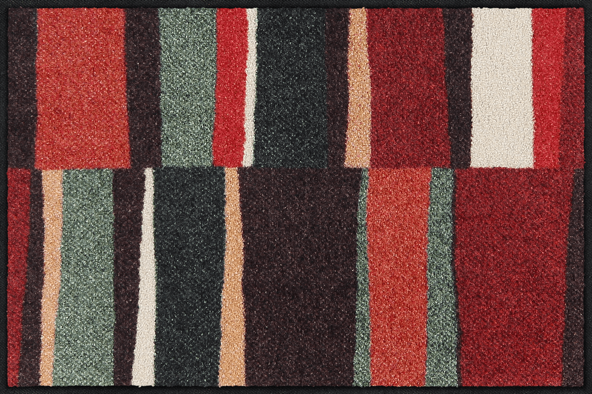 salonloewe-rhythm-lines-set-2er-set-fu-matten-im-linien-design-waschbar image 2