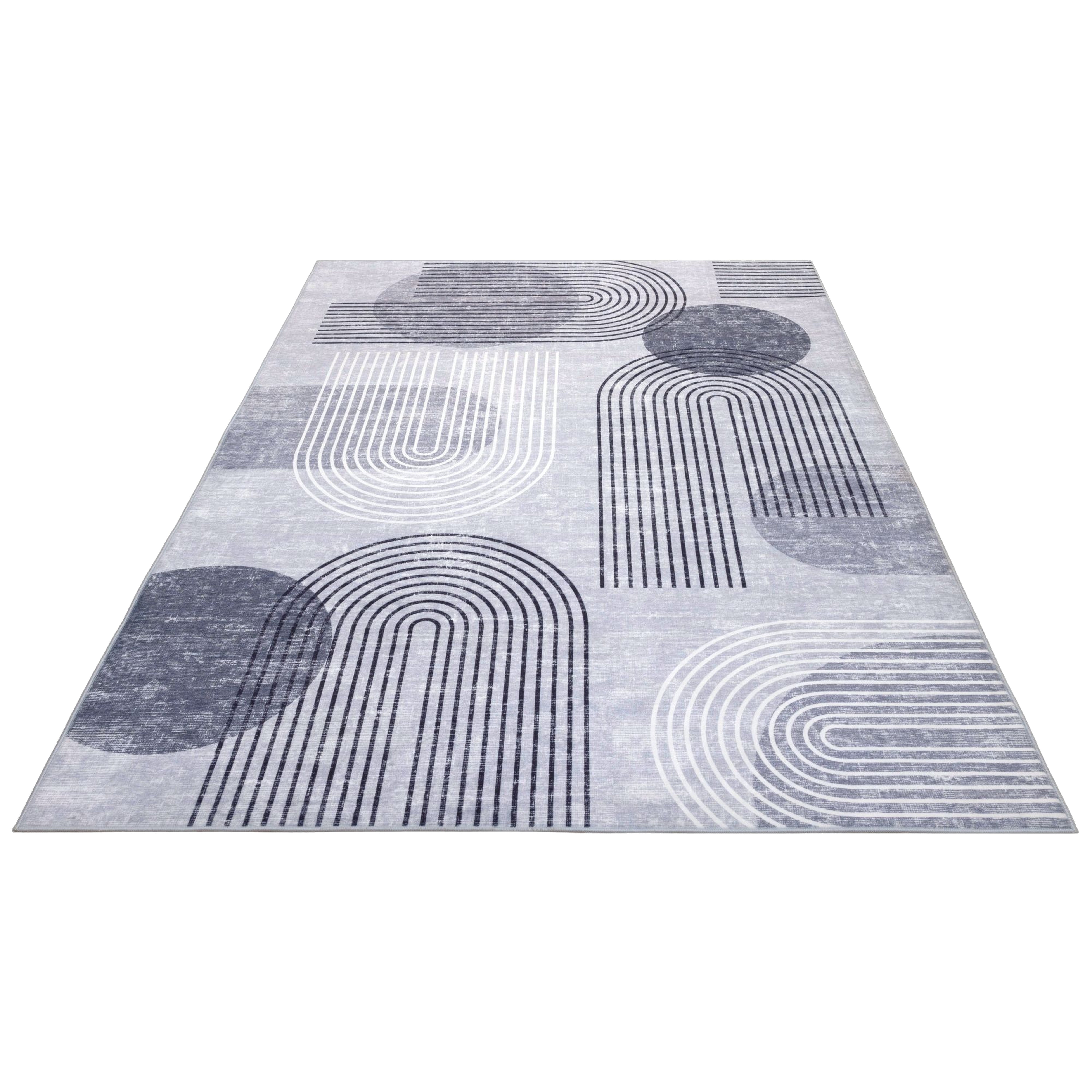 kayoom-visionary-126-grau-kurzflorteppich-6-mm-flor-900-g-m-polyester-casablanca image 3