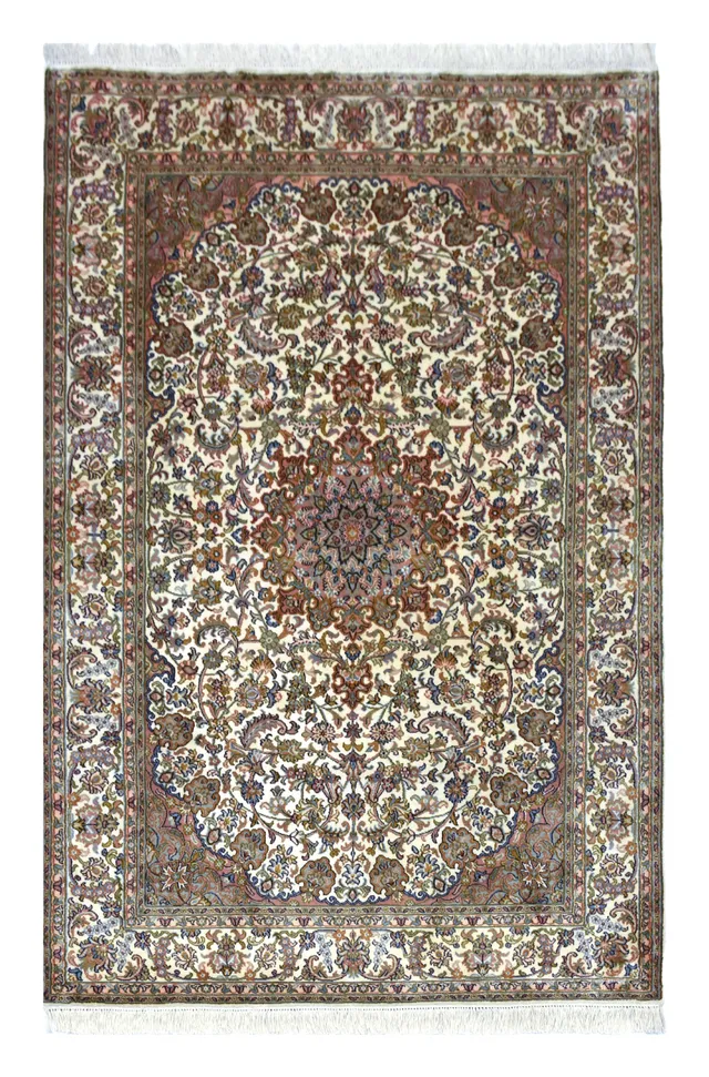 kayoom-kashan-12489-multi-handgewebter-orientteppich-125-cm-x-182-cm image 1