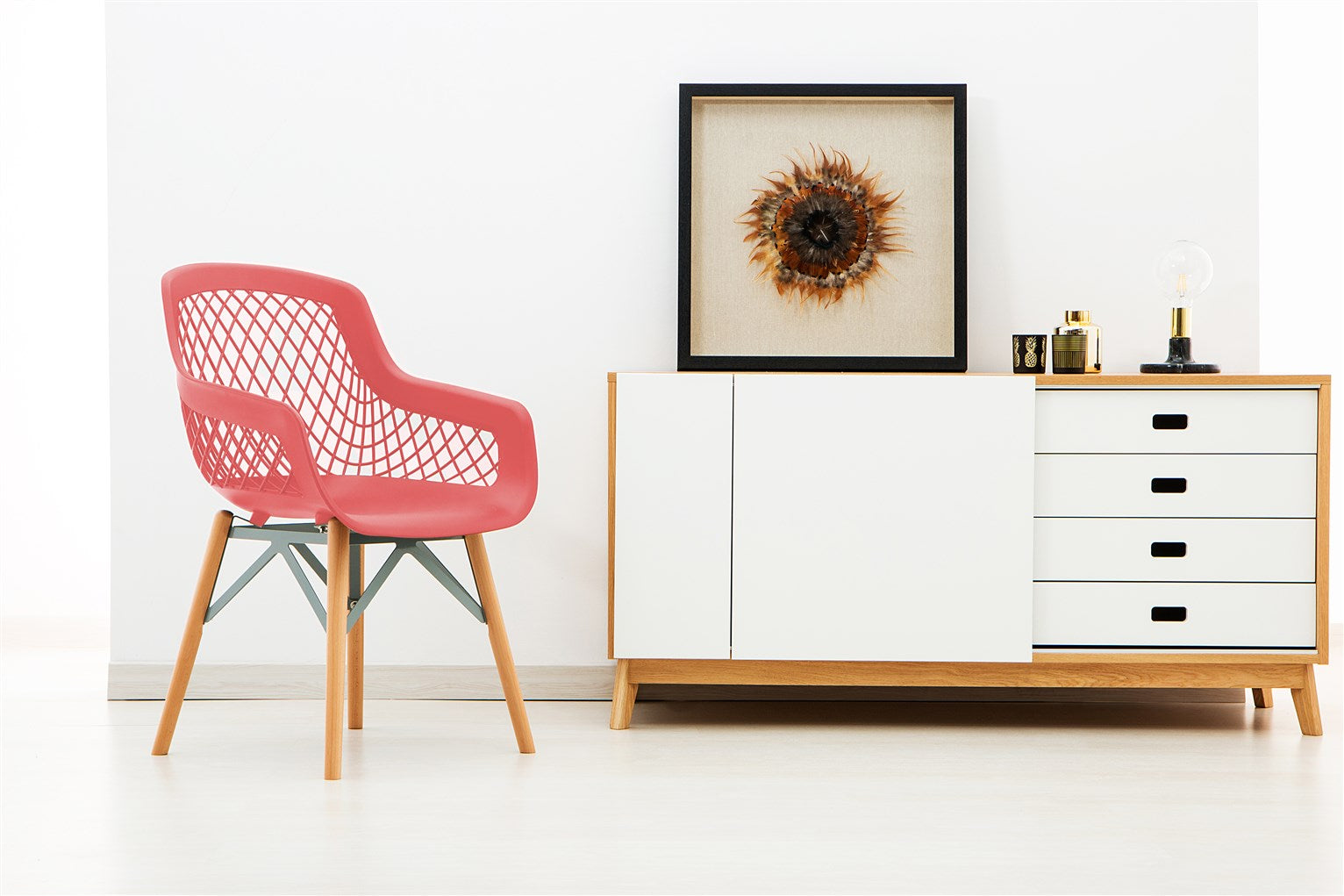kayoom-pure-style-stuhl-4er-set-kunststoff-mit-holzbeinen image 6