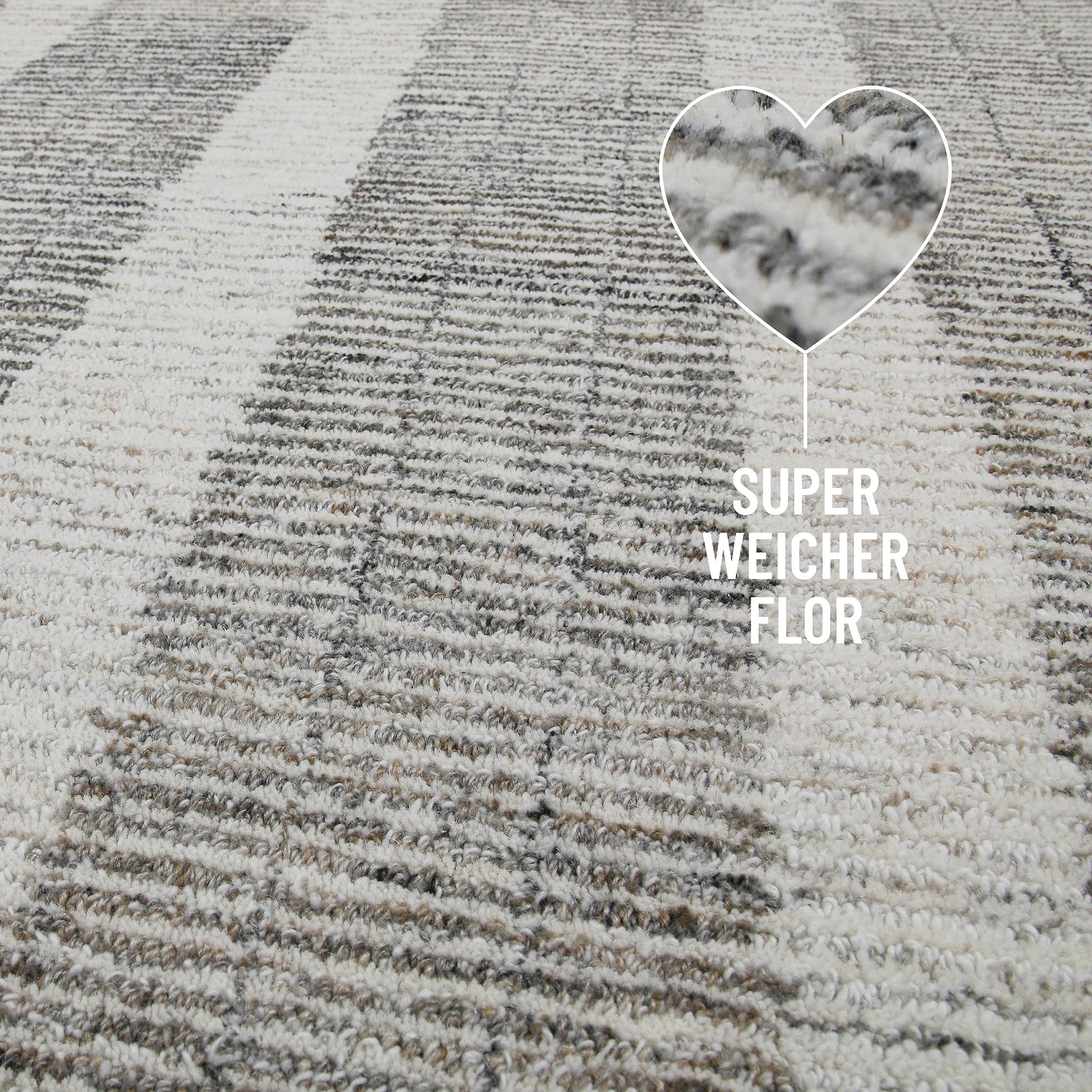 weconhome-hamptons-forty-kurzflorteppich-beige-grau-handgetuftet-fasermix image 5