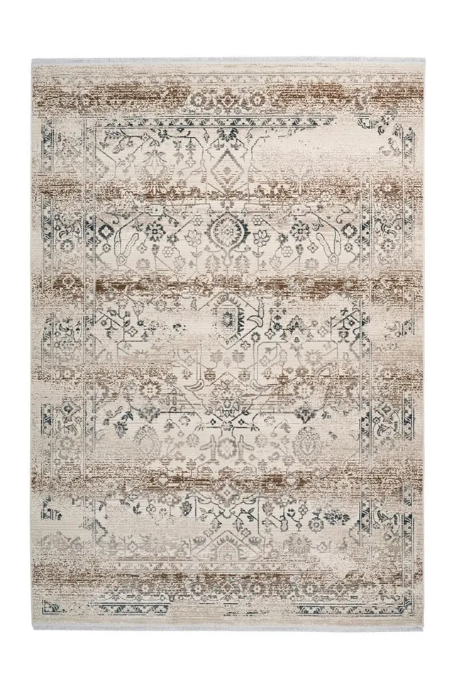 kayoom-anouk-625-vintage-teppich-mit-fransen-pflegeleicht-und-flach image 1