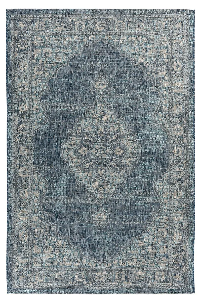 kayoom-nautic-885-flachgewebter-teppich-aus-100-polypropylen-rautenmuster-7-mm-g image 1