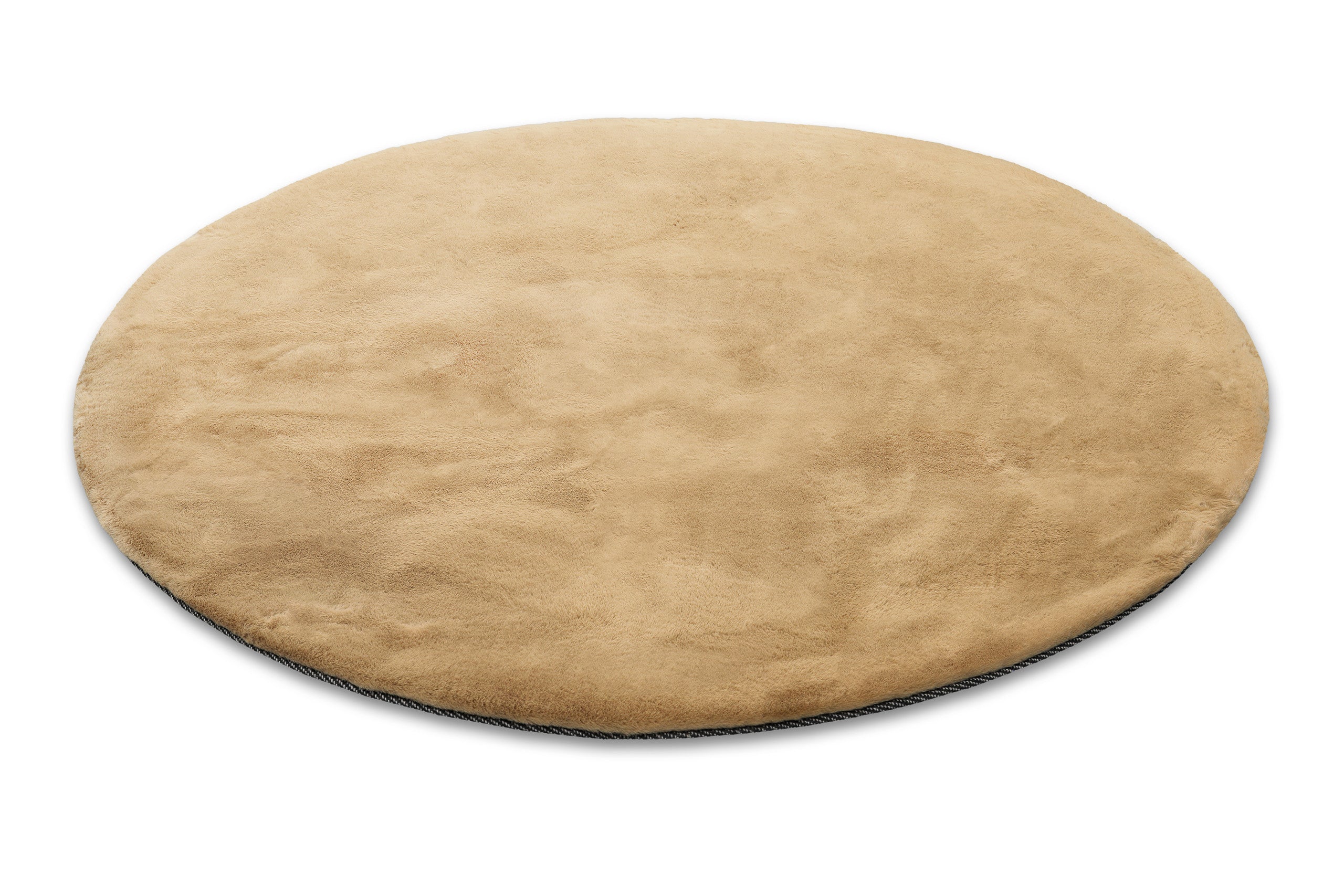 weconhome-basics-anna-kunstfell-teppich-rund-sand-flauschig-und-weich-100-polyes image 4