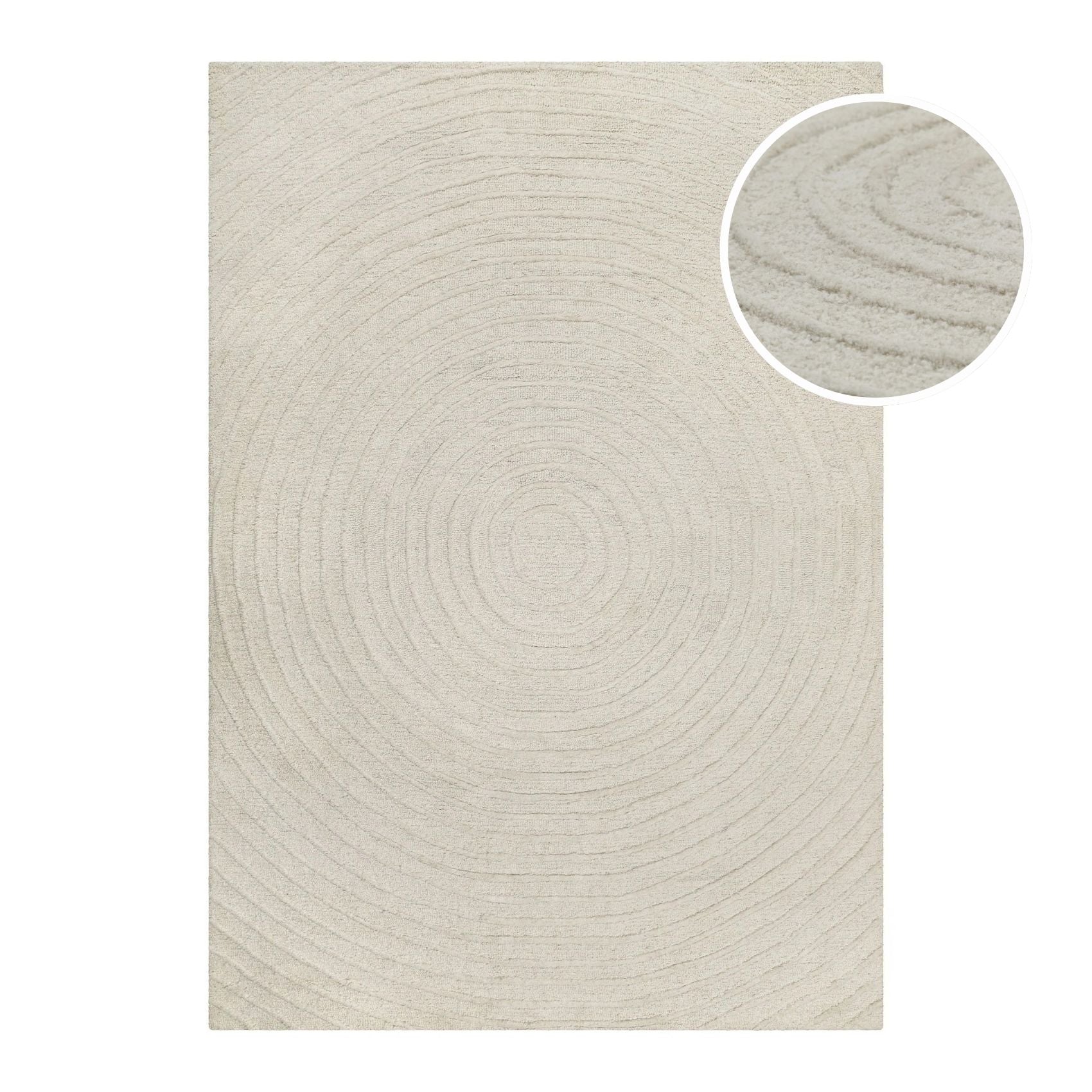weconhome-hamptons-nineteen-kurzflor-teppich-creme-wei-schurwolle image 1