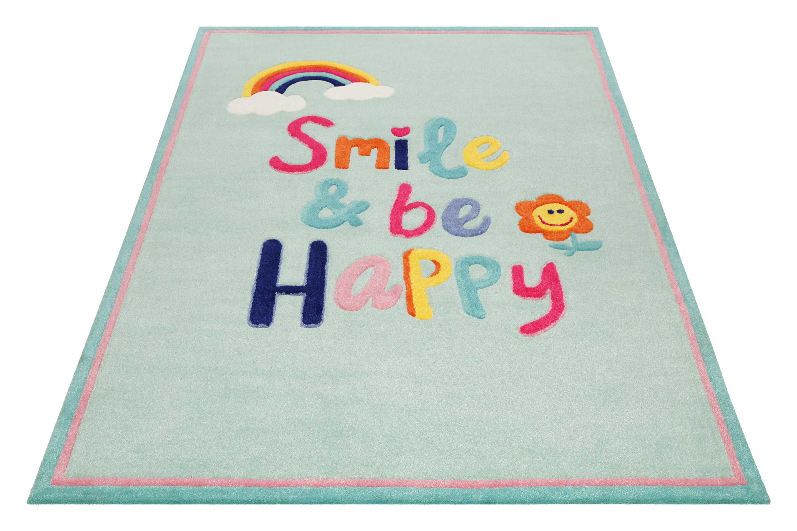 smart-kids-happy-me-kinderteppich-t-rkis-eckig image 2