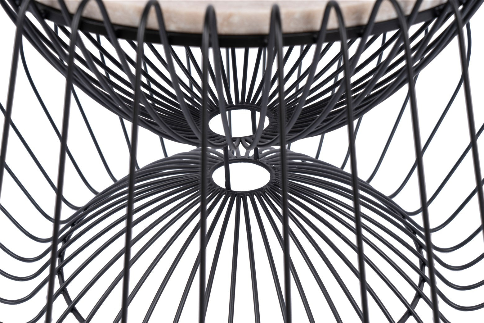 kayoom-beistelltisch-malibu-325-marmor-optik-draht-design-handgefertigt-40x40x50 image 4