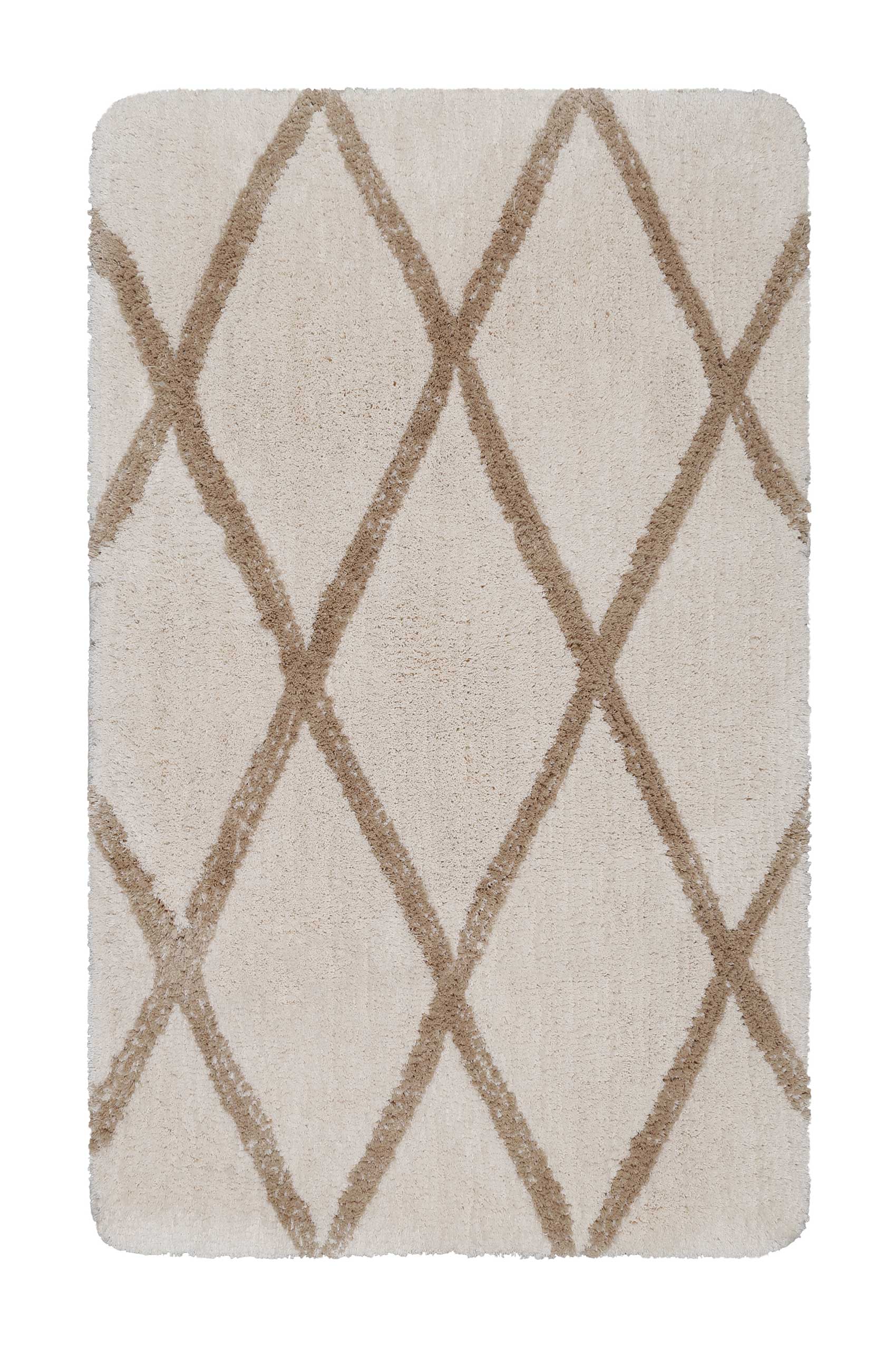 homie-living-san-bosa-badteppich-beige-sand-rauten-getuftet image 3